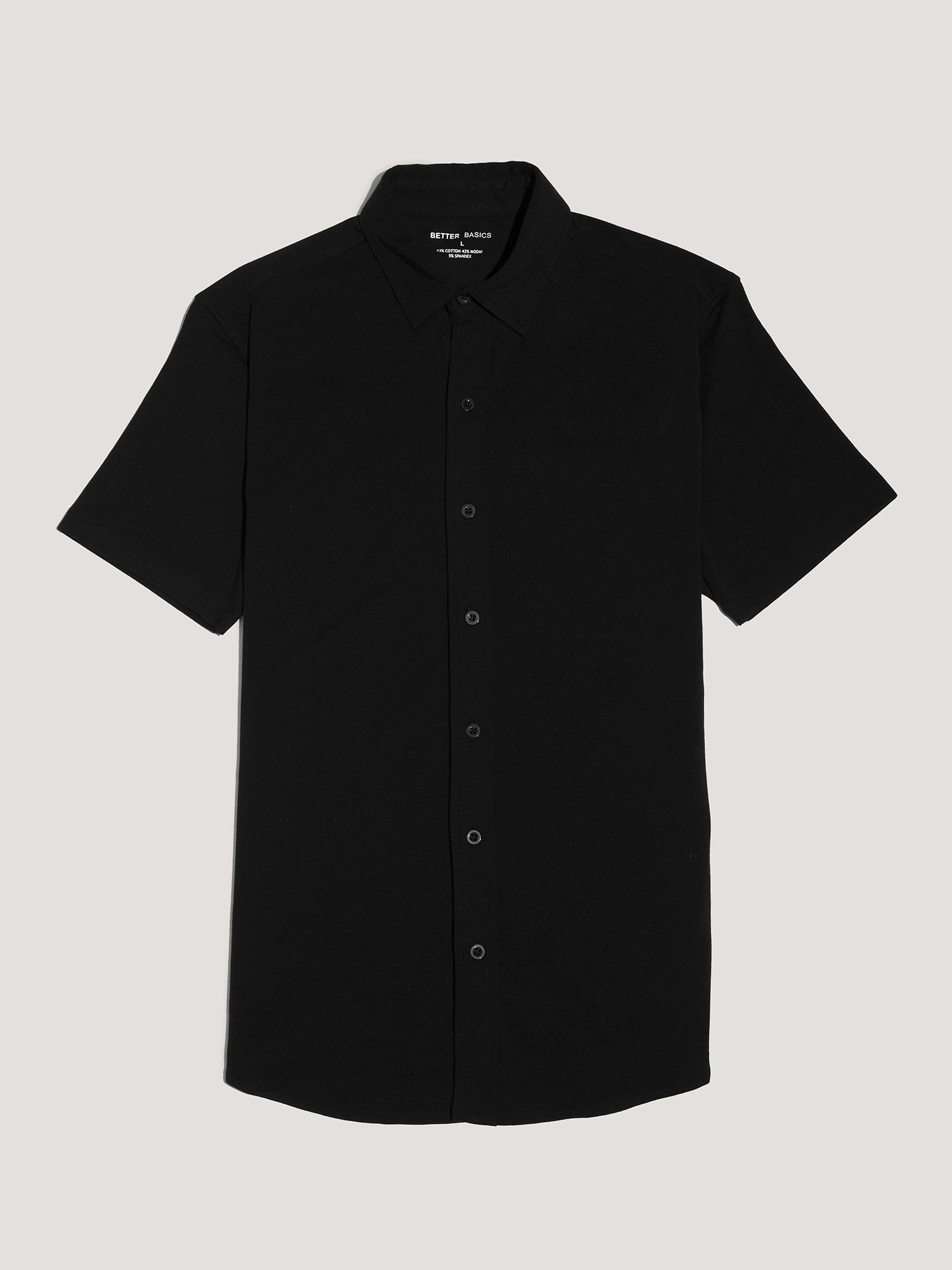 Short Sleeve Button Down - Slim Fit Stretch