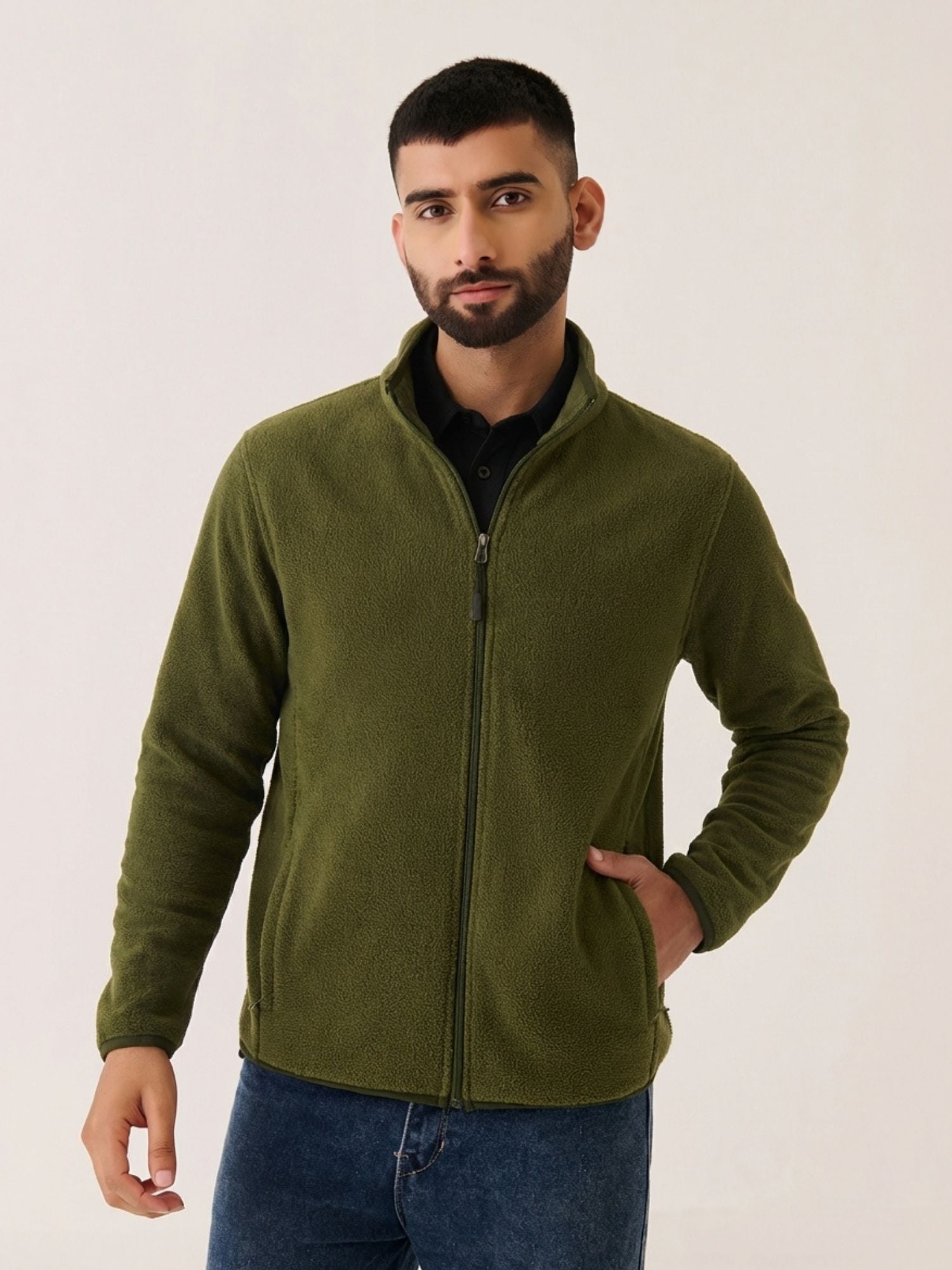 Polar Fleece Zip-up Jacket