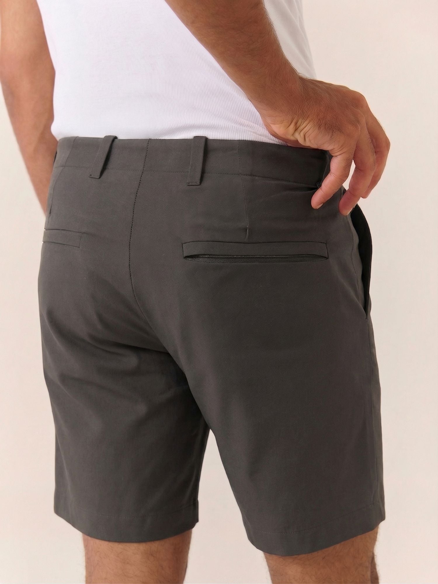 Performance Shorts - alternate angle on model