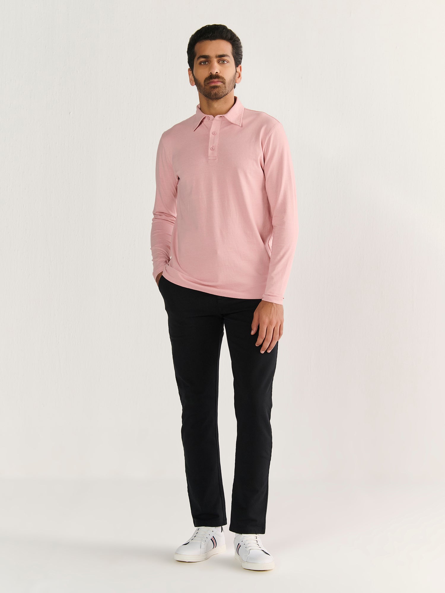 Heavy Long Sleeve Polo
