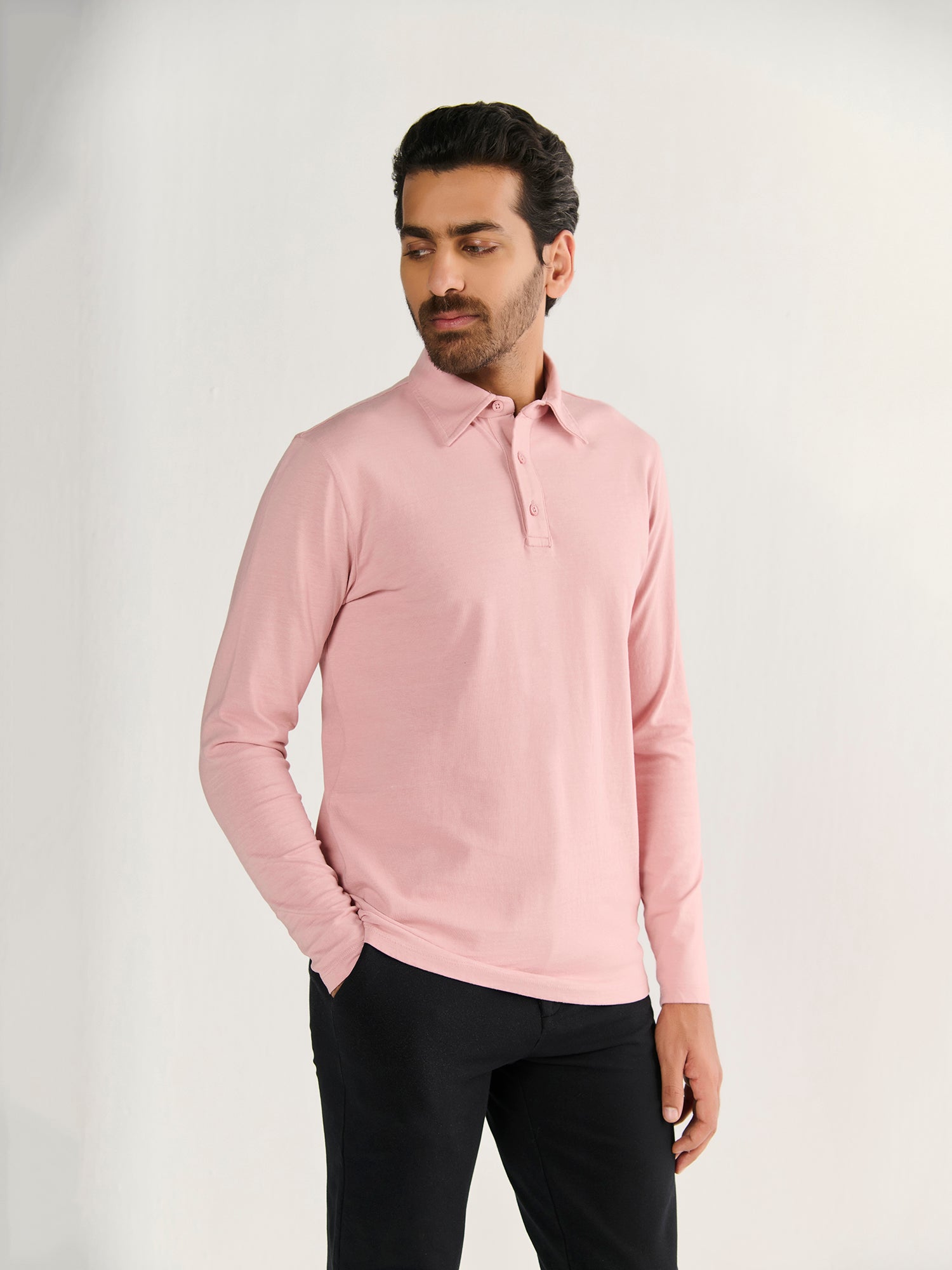 Heavy Long Sleeve Polo