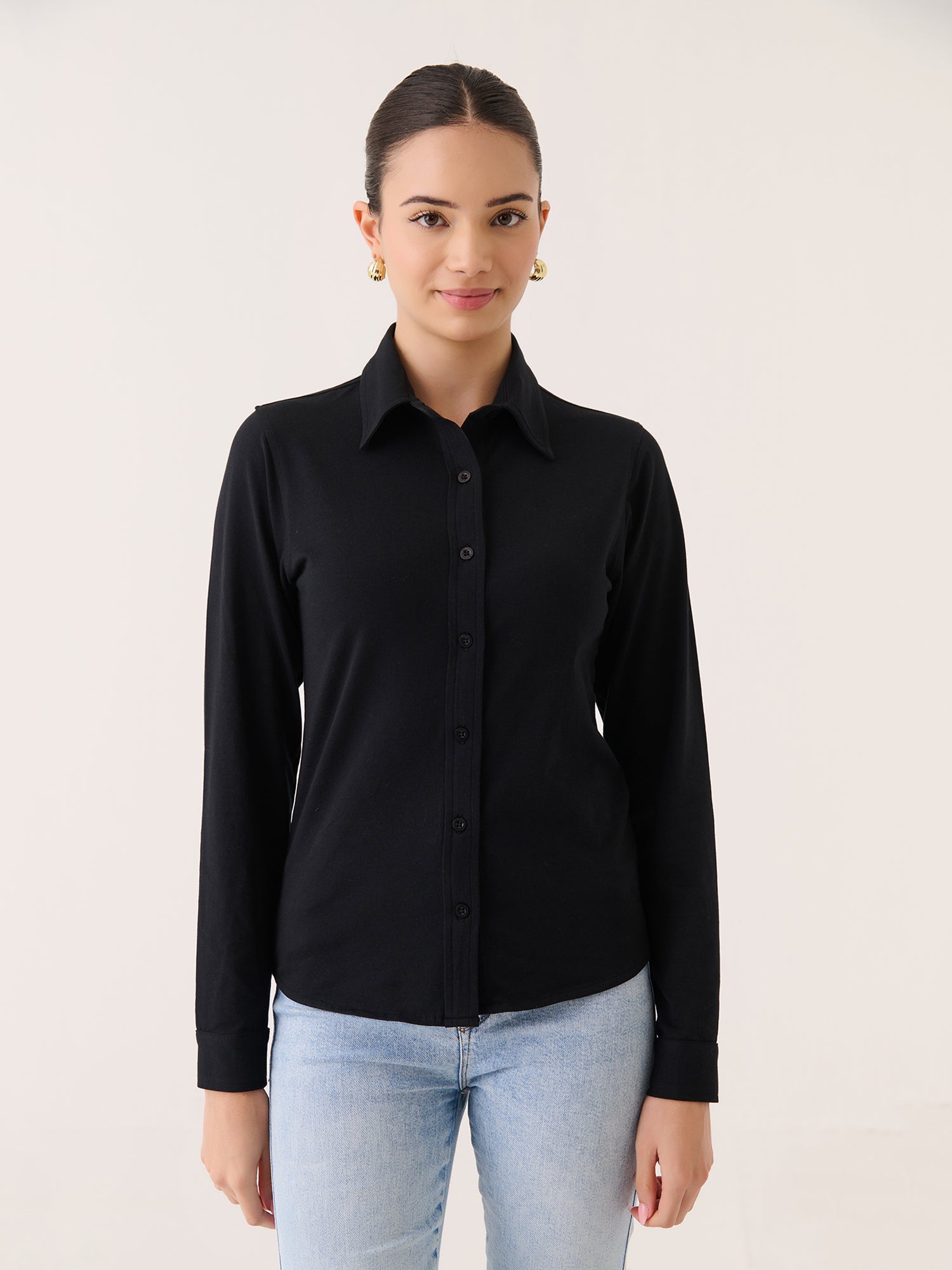 Button-Down Long Sleeve Outerwear main image 1