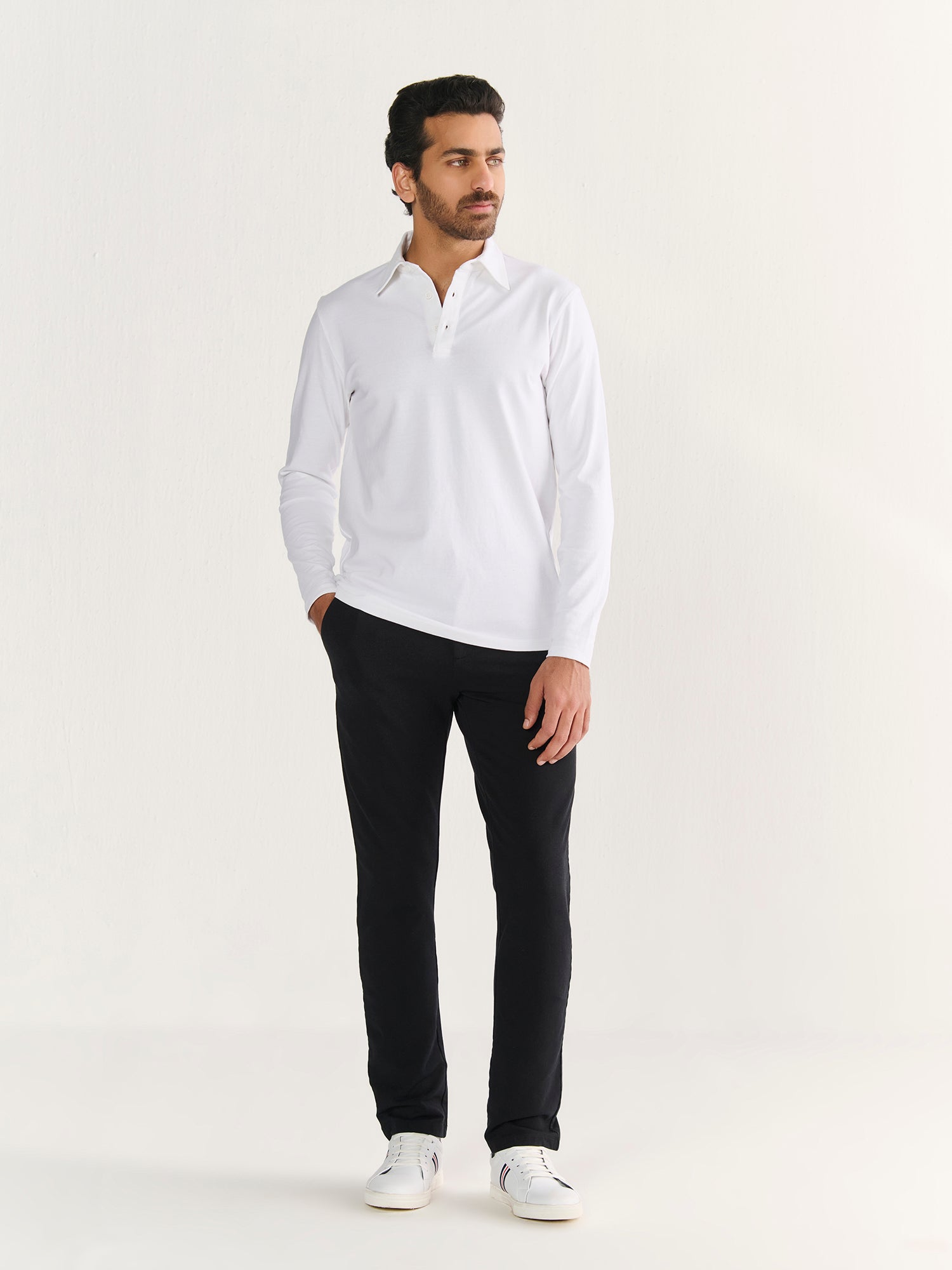Heavy Long Sleeve Polo