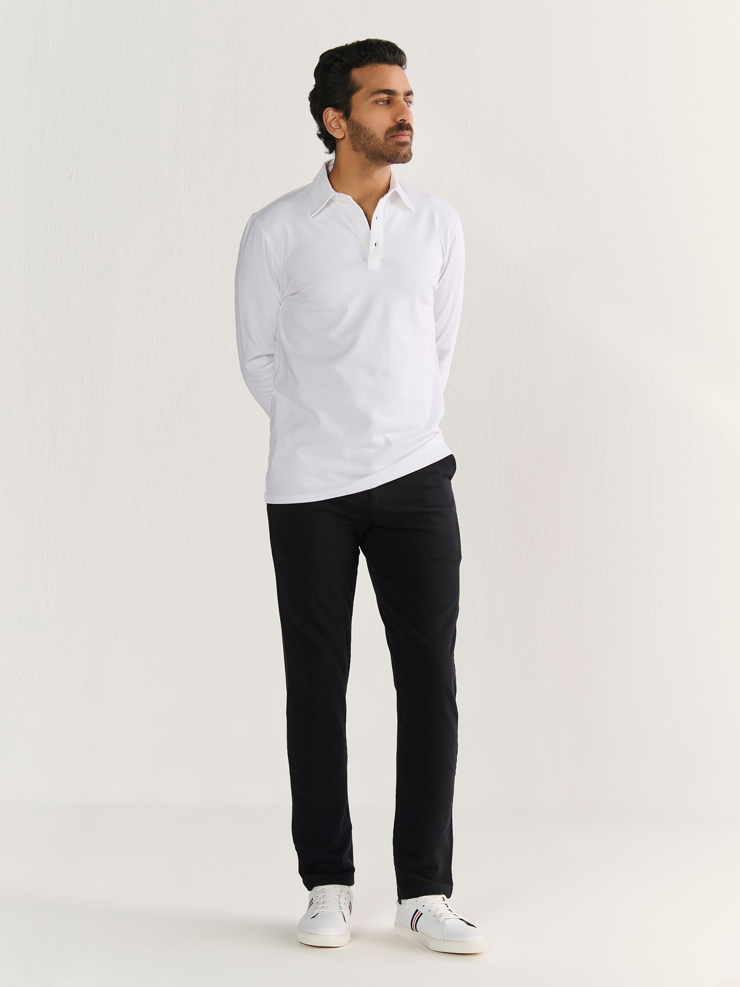 Heavy Long Sleeve Polo