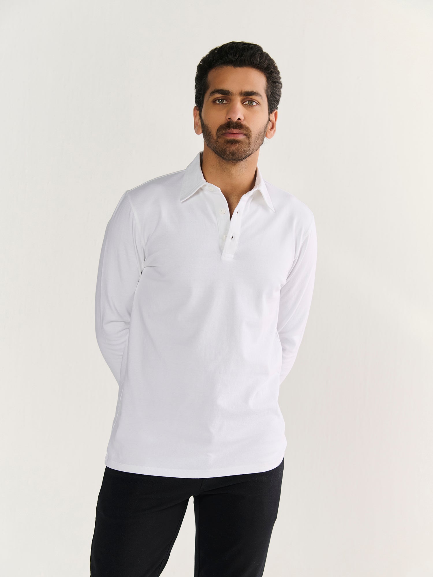 Heavy Long Sleeve Polo