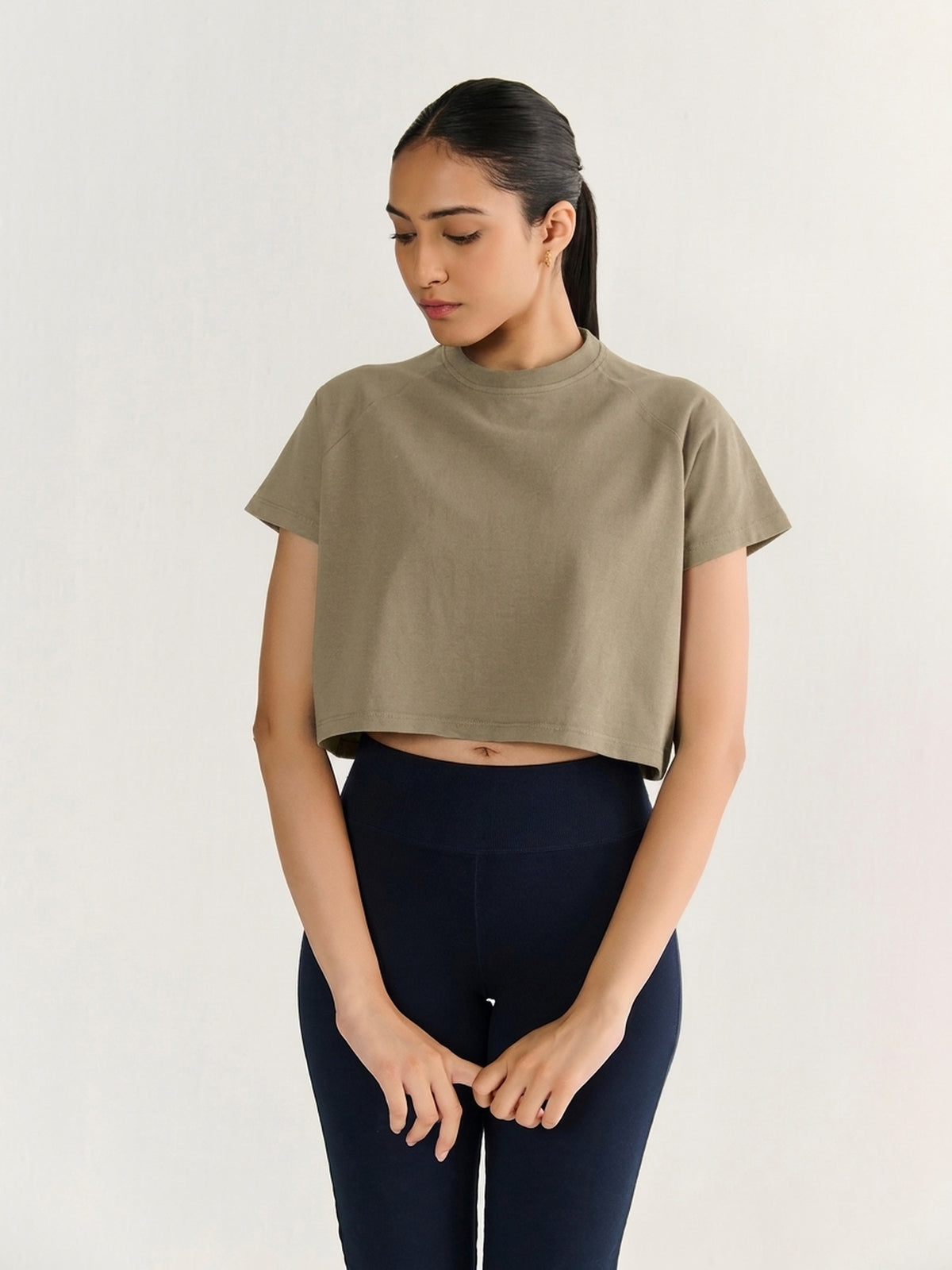 Heavy Boxy Crop Tee