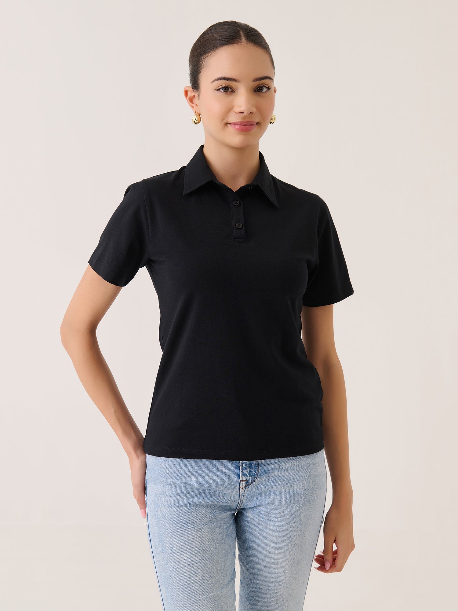 Short Sleeve Polo Black