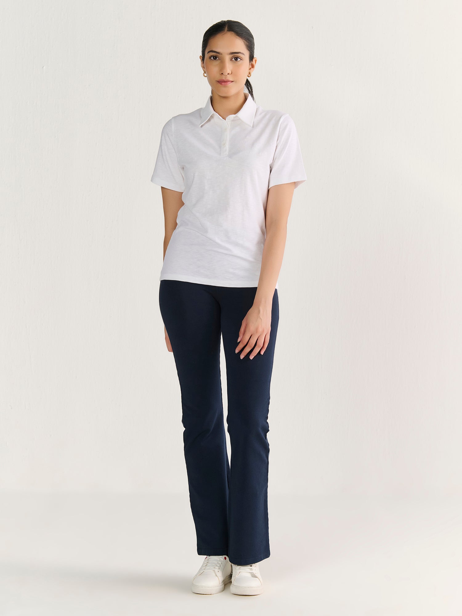 Textured Slub Short Sleeve Polo
