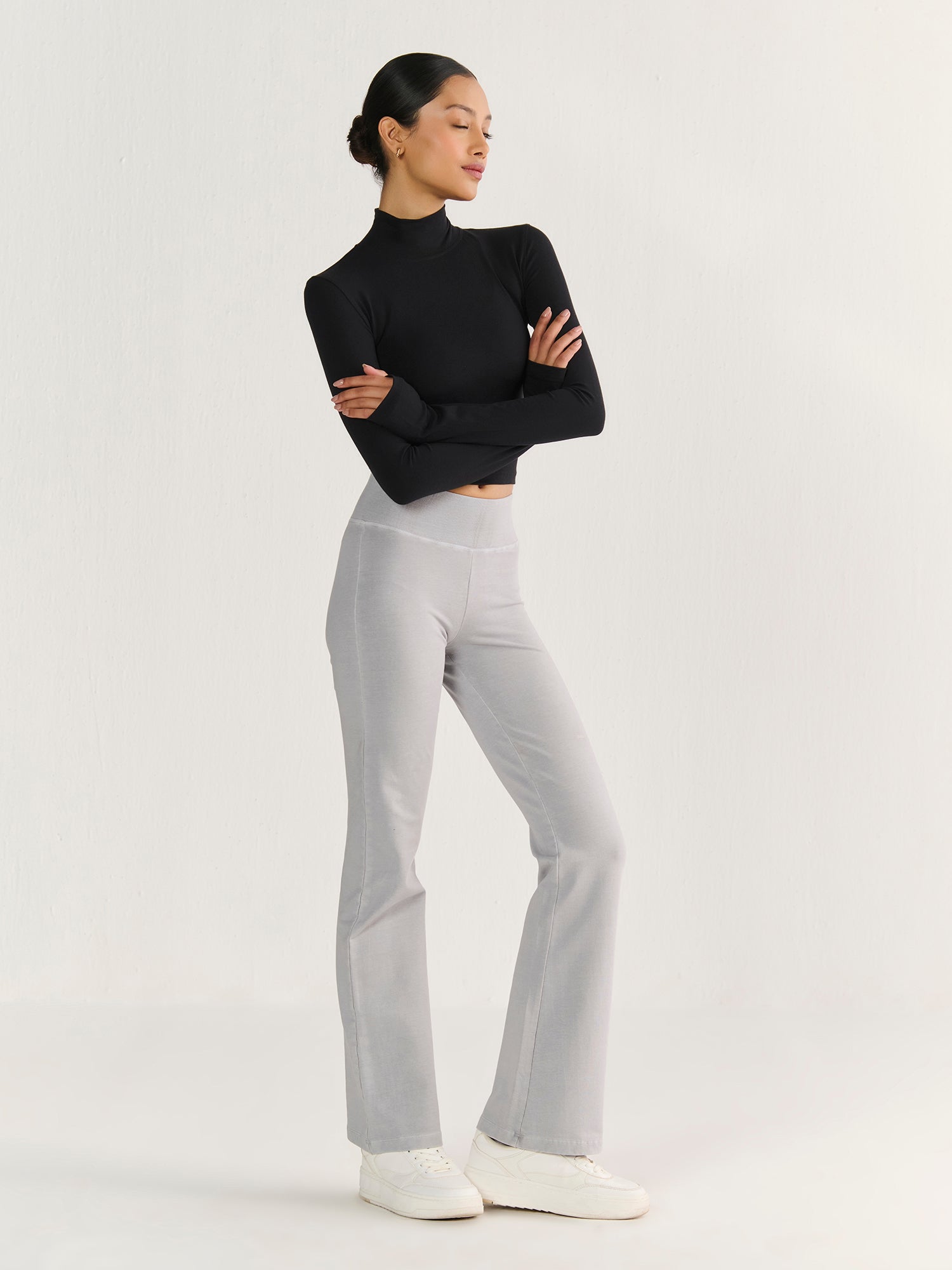 High-Waist Flare Pants