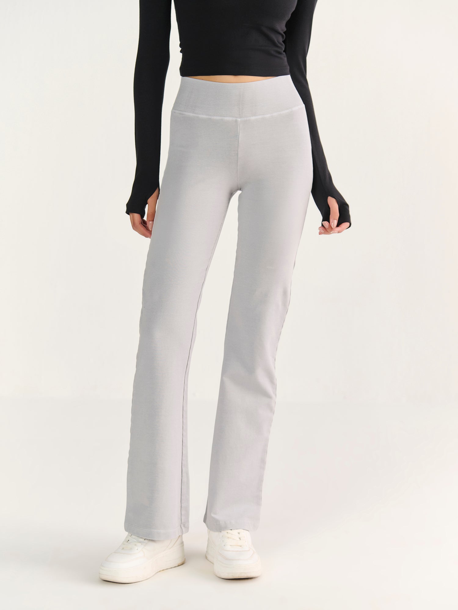 High-Waist Flare Pants