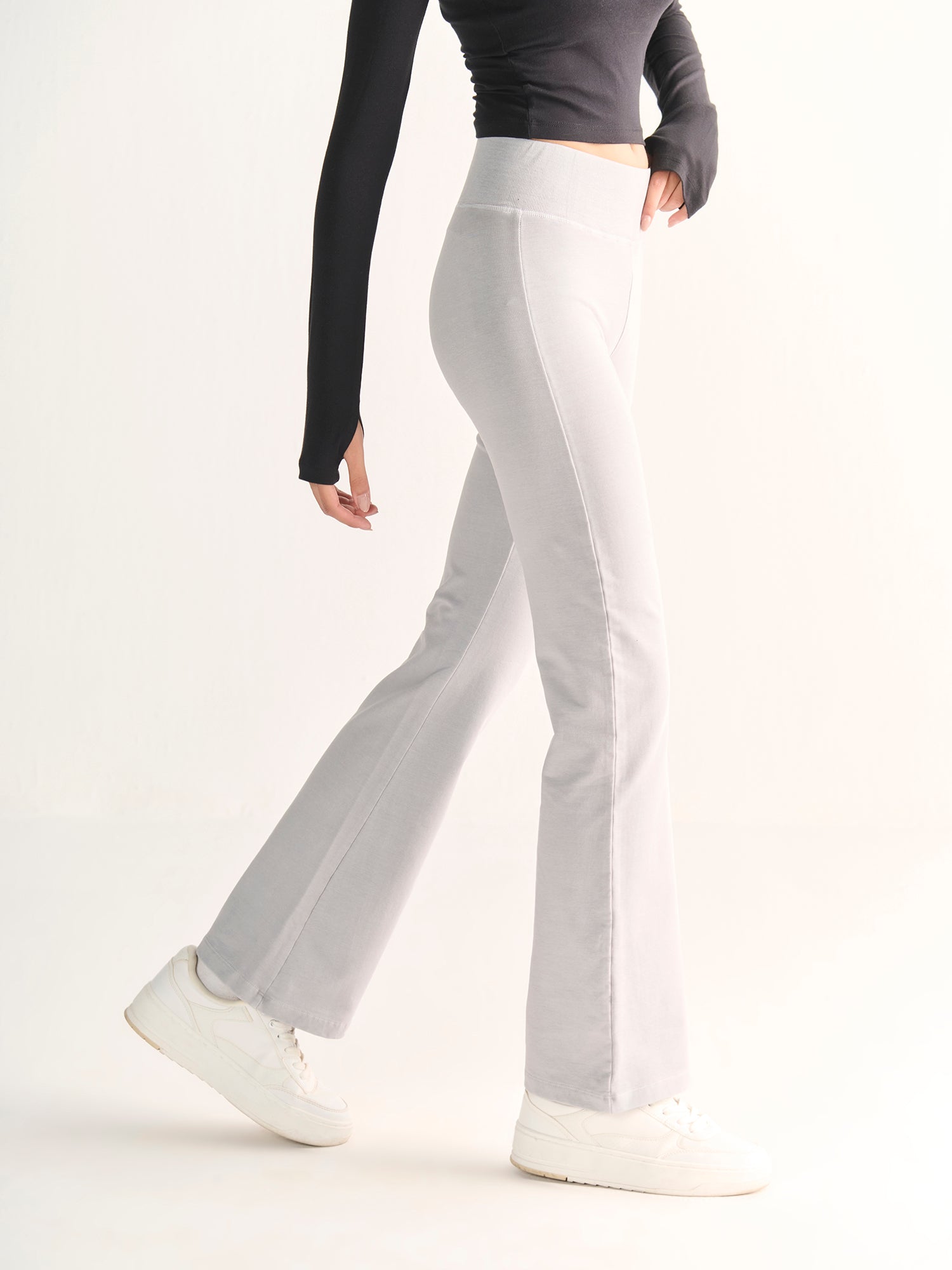 High-Waist Flare Pants