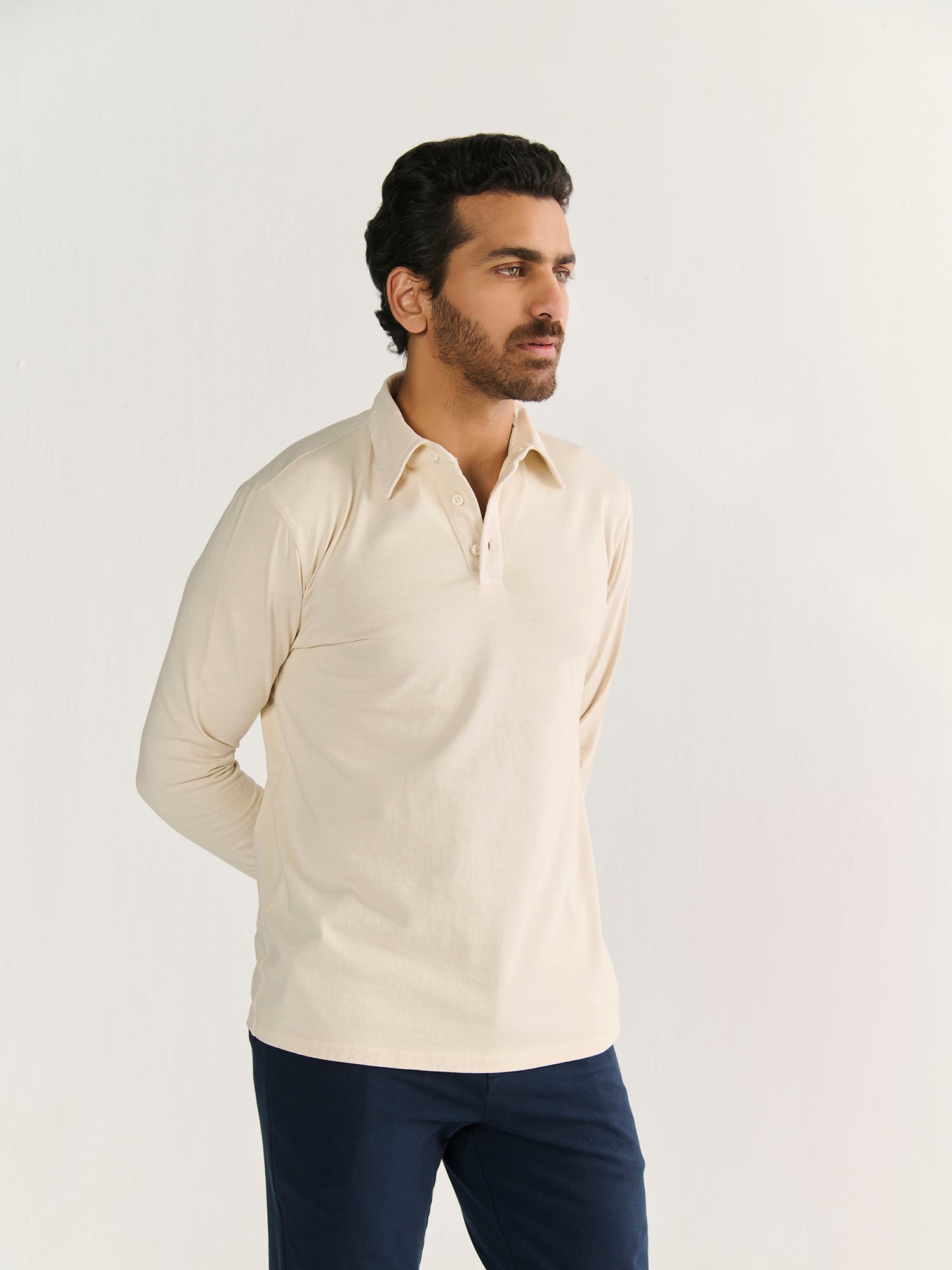 Heavy Long Sleeve Polo