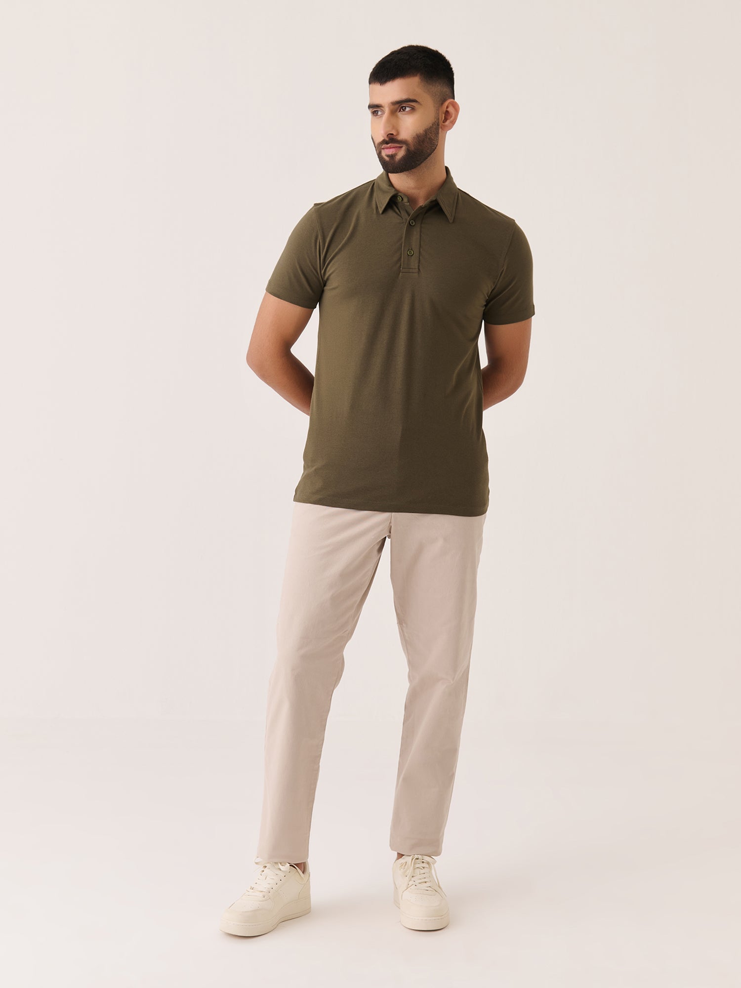 Short Sleeve Polo - Slim Fit Stretch