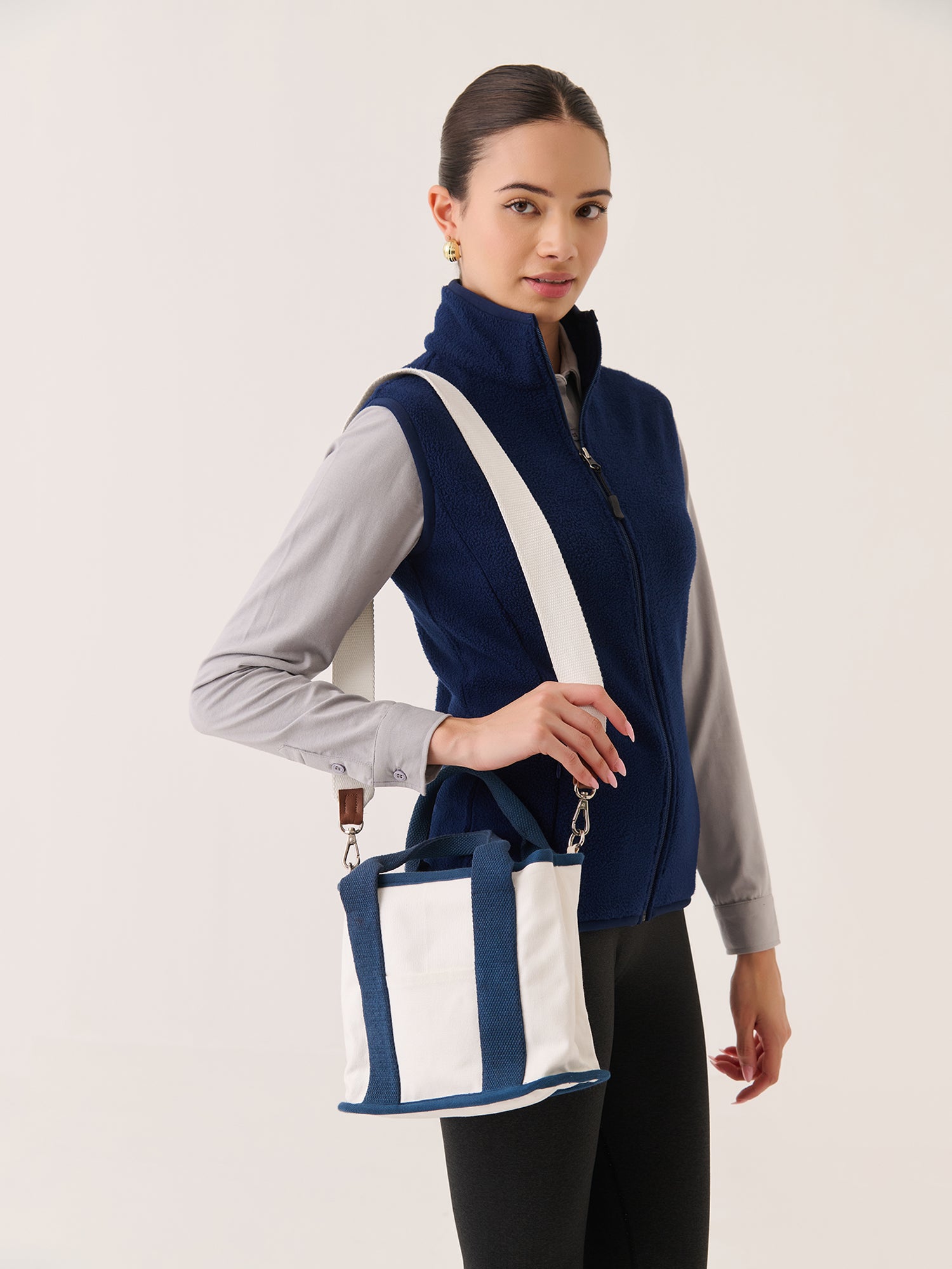 The Mini Tote - Contrast Handle