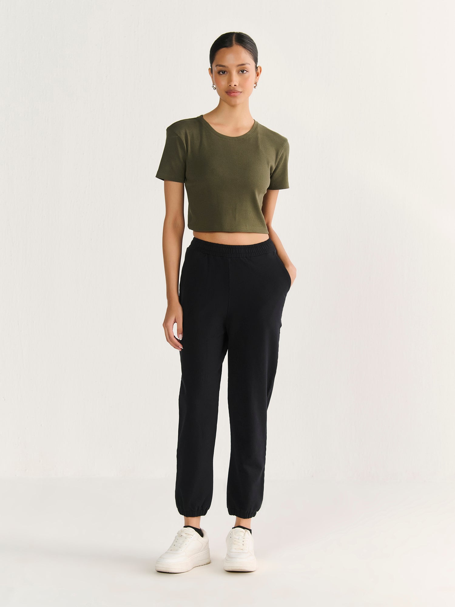 Rib Crop Tee