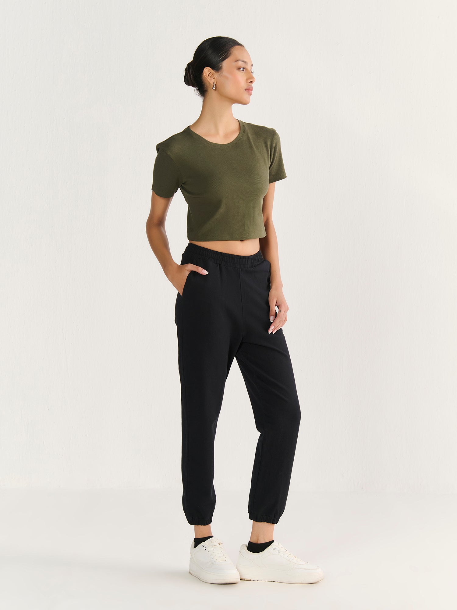 Rib Crop Tee