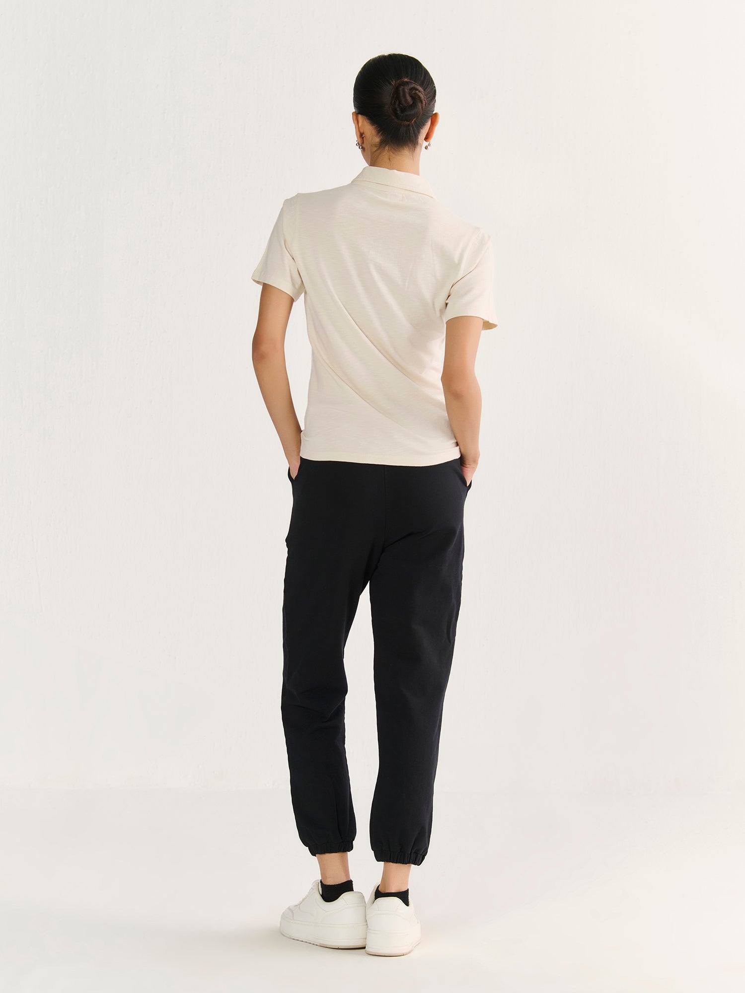 Textured Slub Short Sleeve Polo