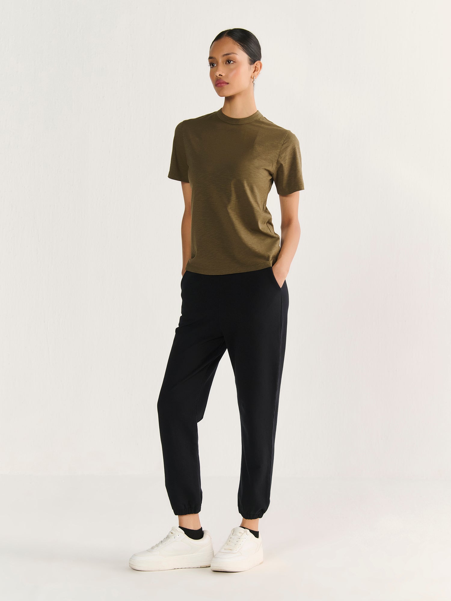 Textured Slub Short Sleeve Tee