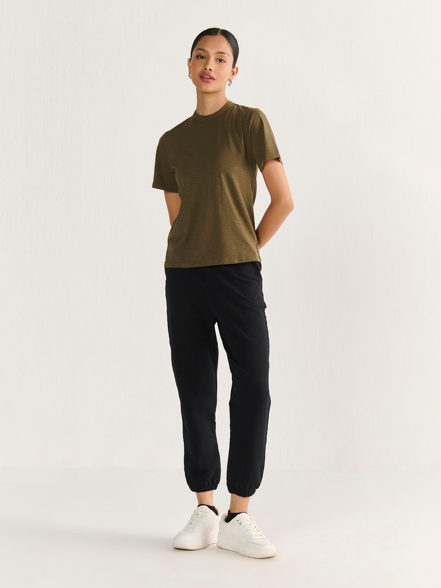 Textured Slub Short Sleeve Tee