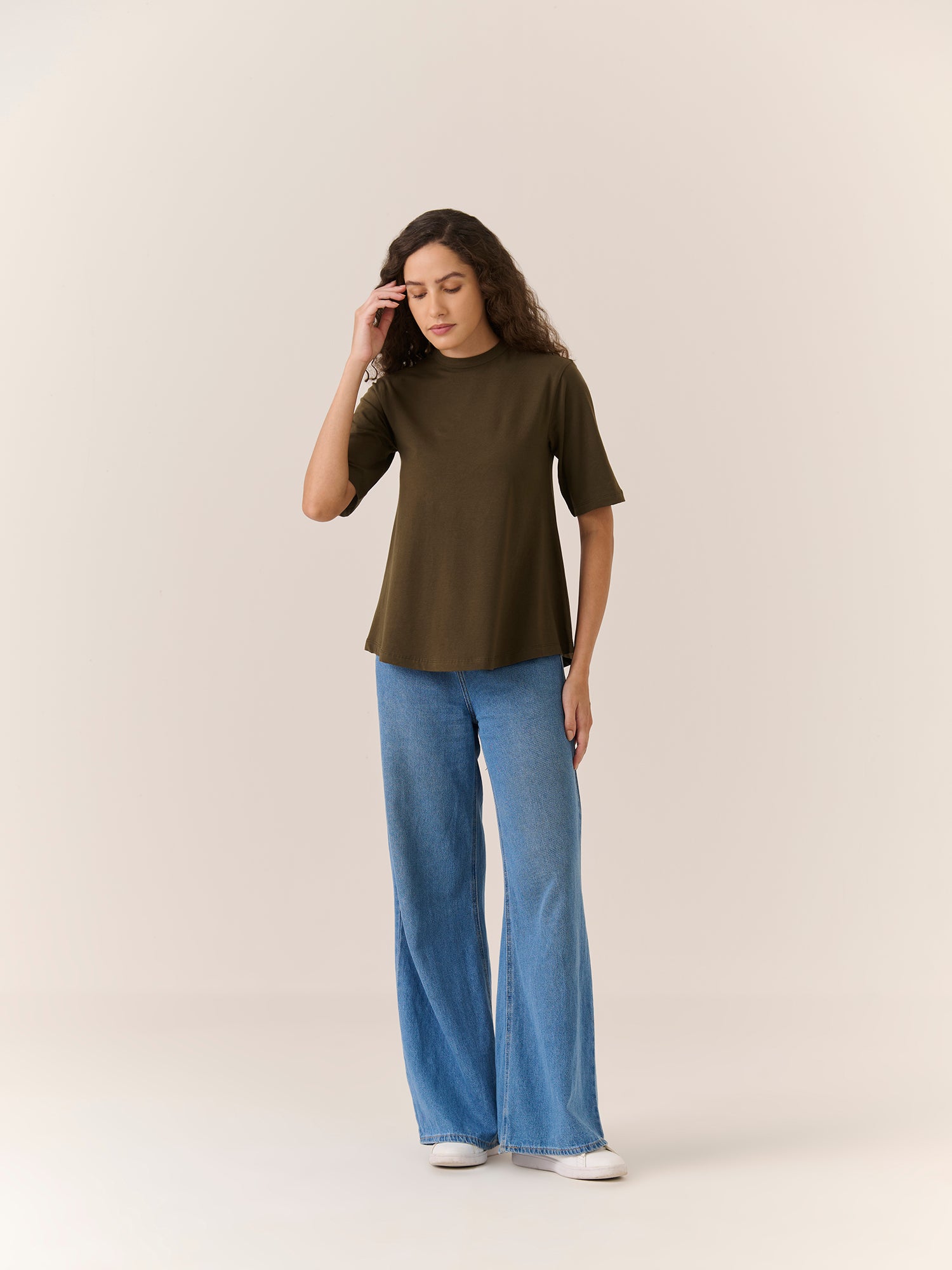 Relaxed A-Line Top