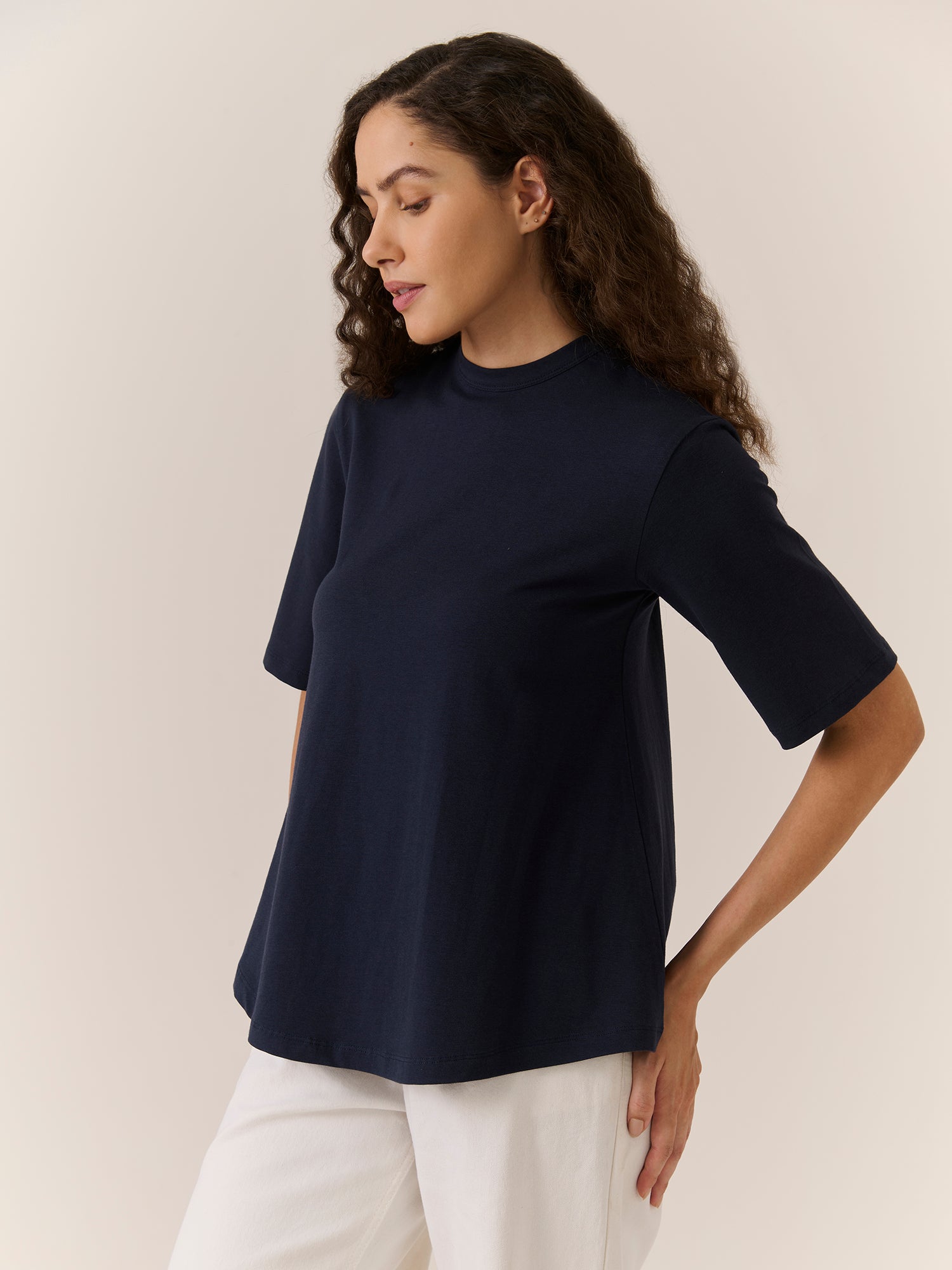 Relaxed A-Line Top