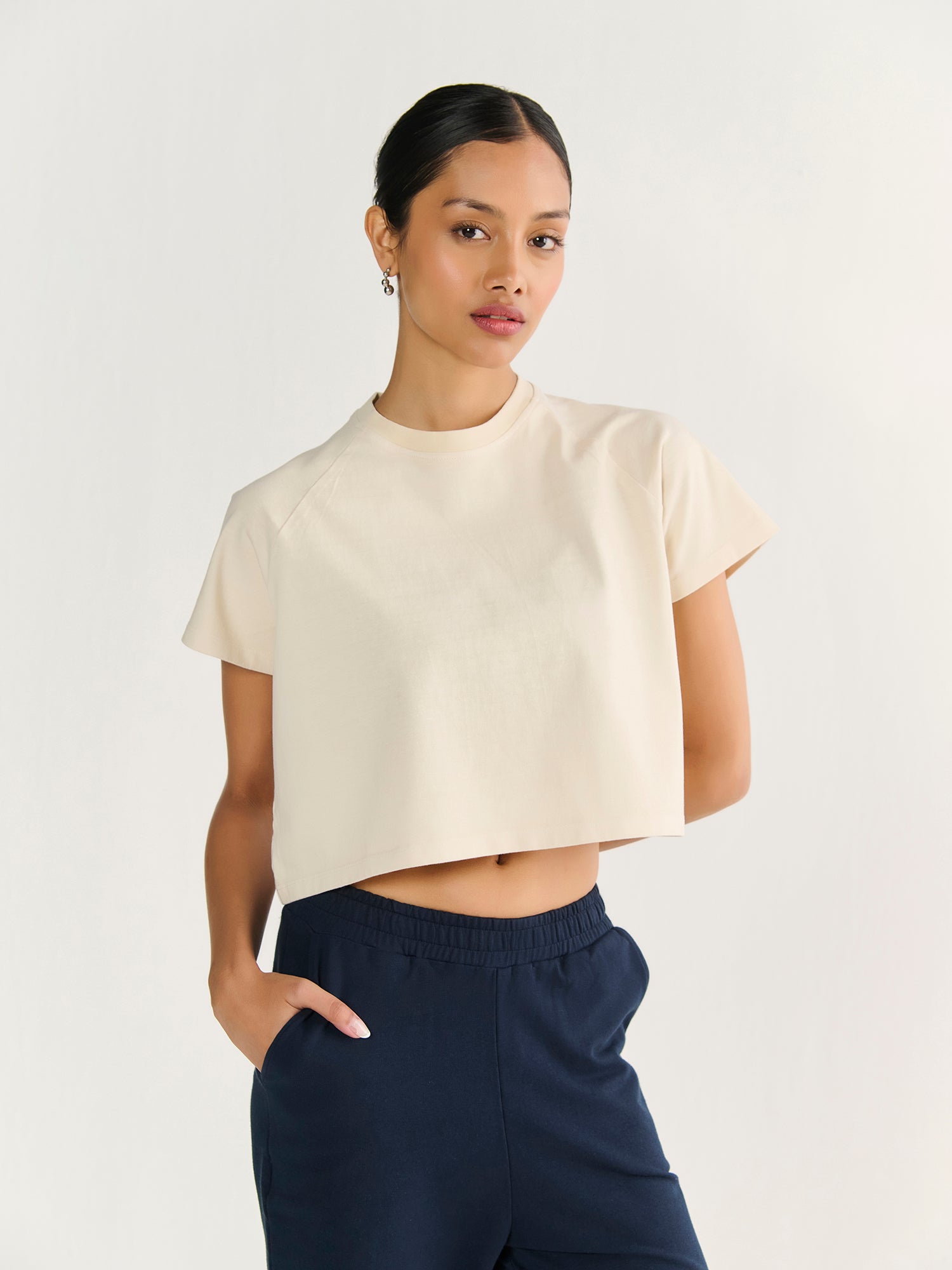 Heavy Boxy Crop Tee