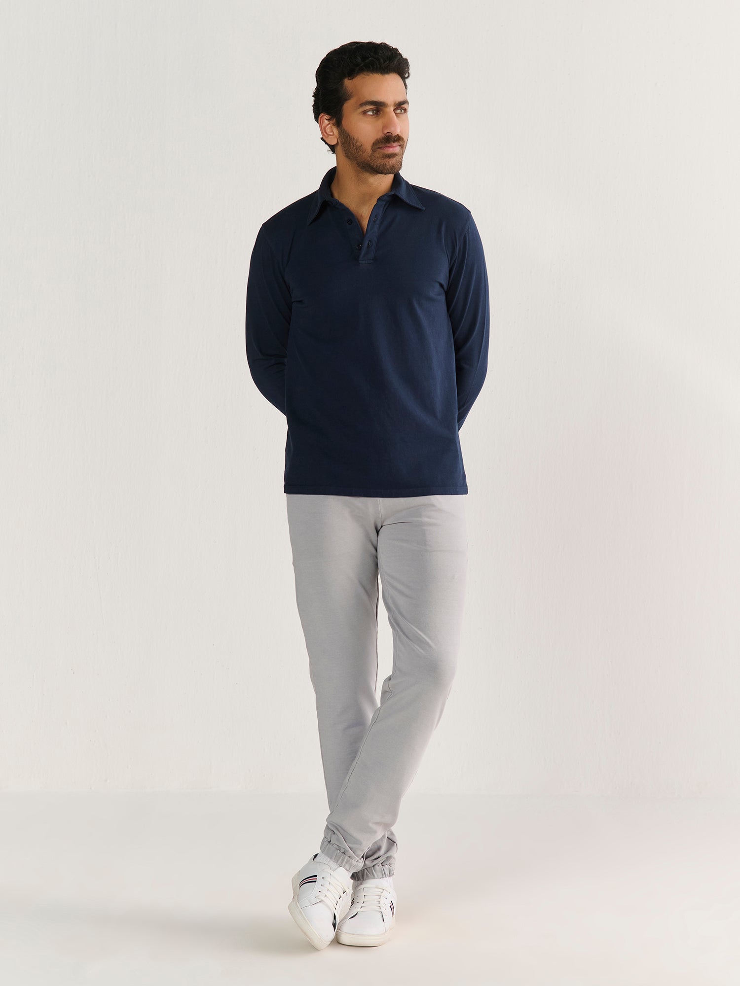 Heavy Long Sleeve Polo