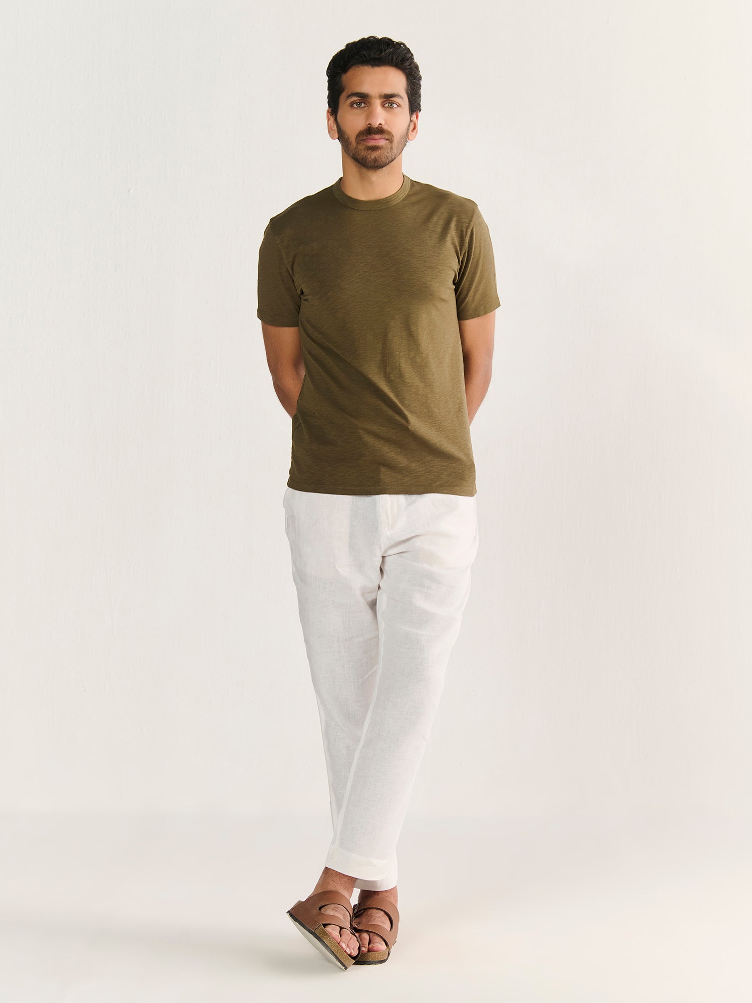Textured Slub Short Sleeve Tee