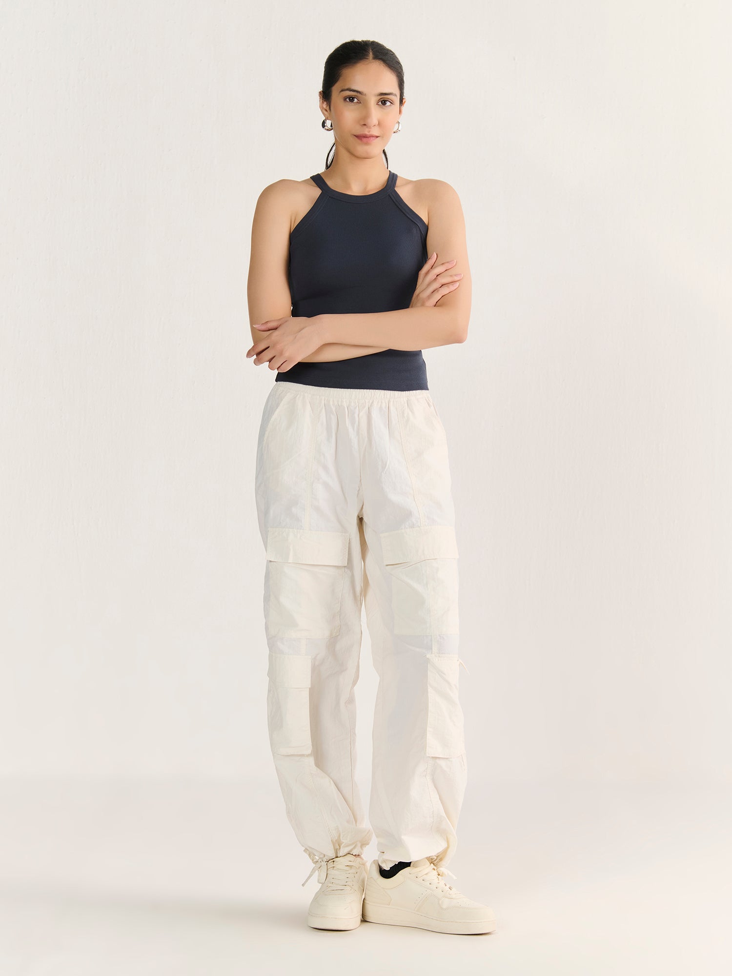Rib Halter Neck Tank