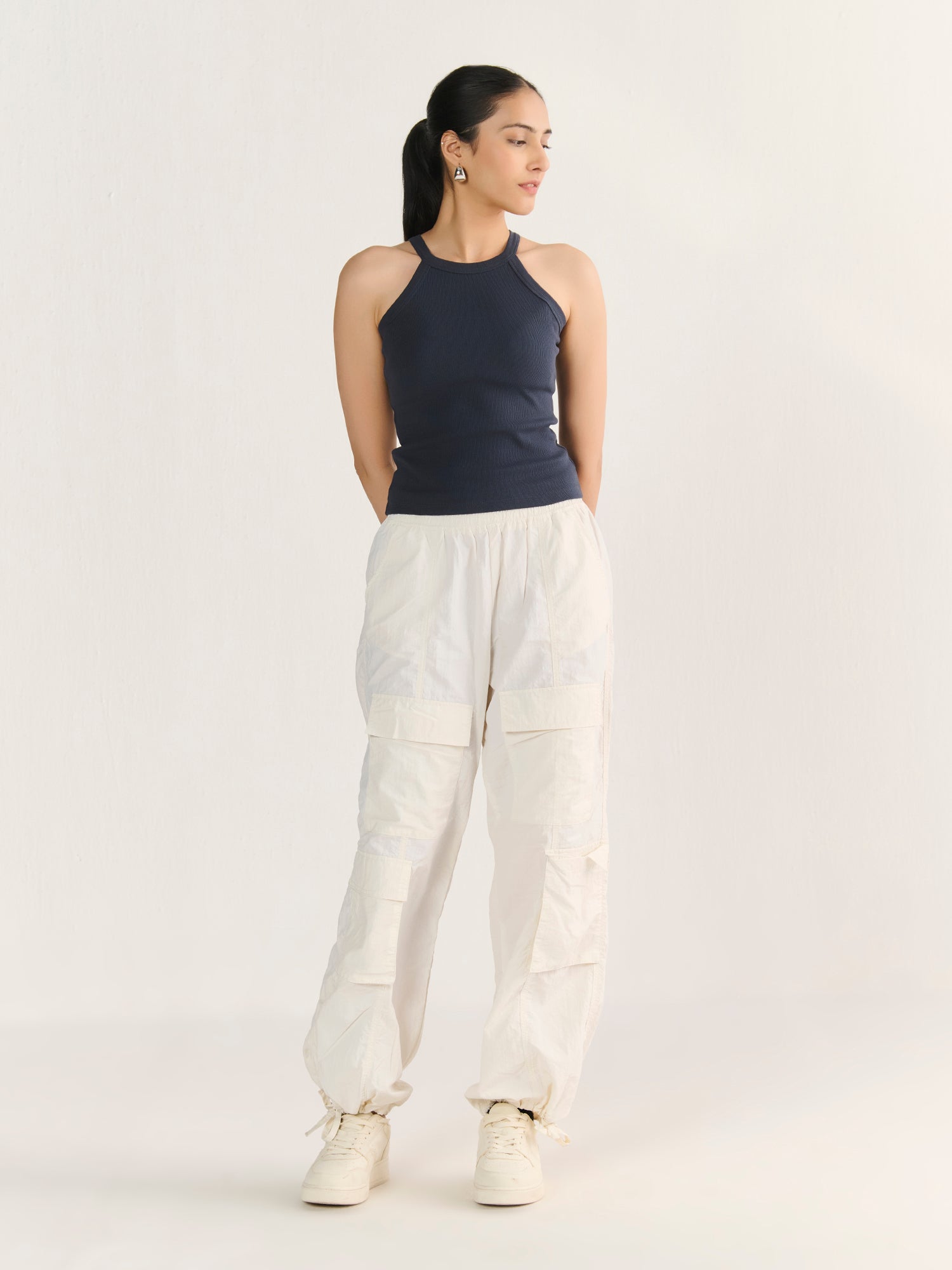 Rib Halter Neck Tank