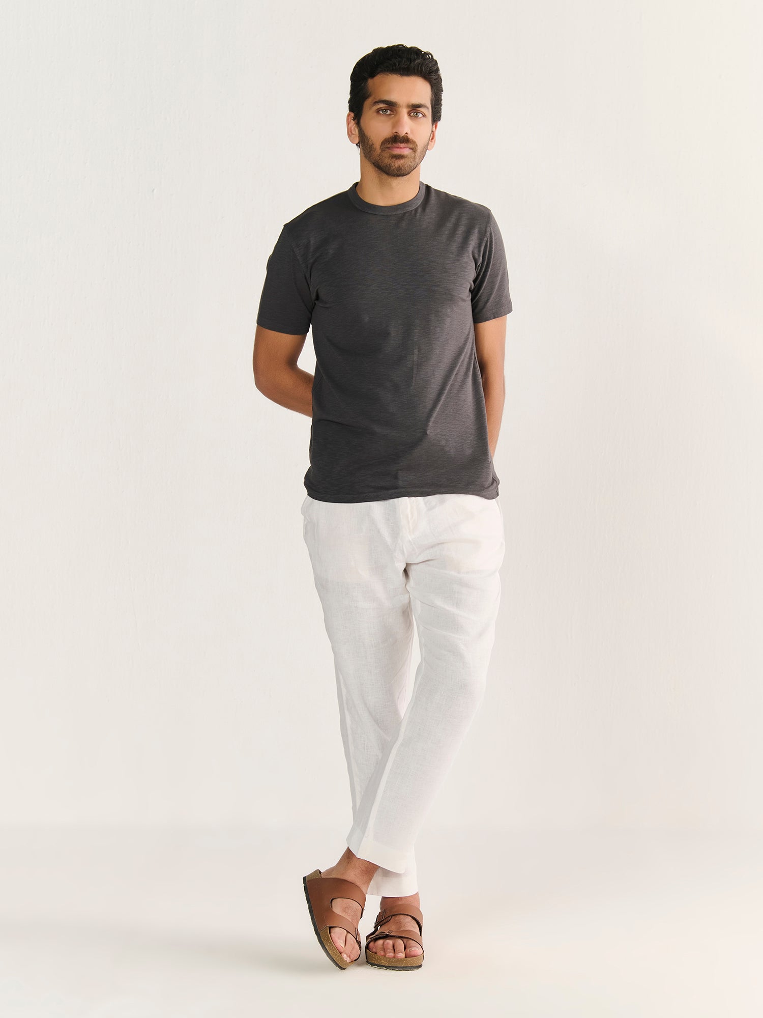 Textured Slub Short Sleeve Tee