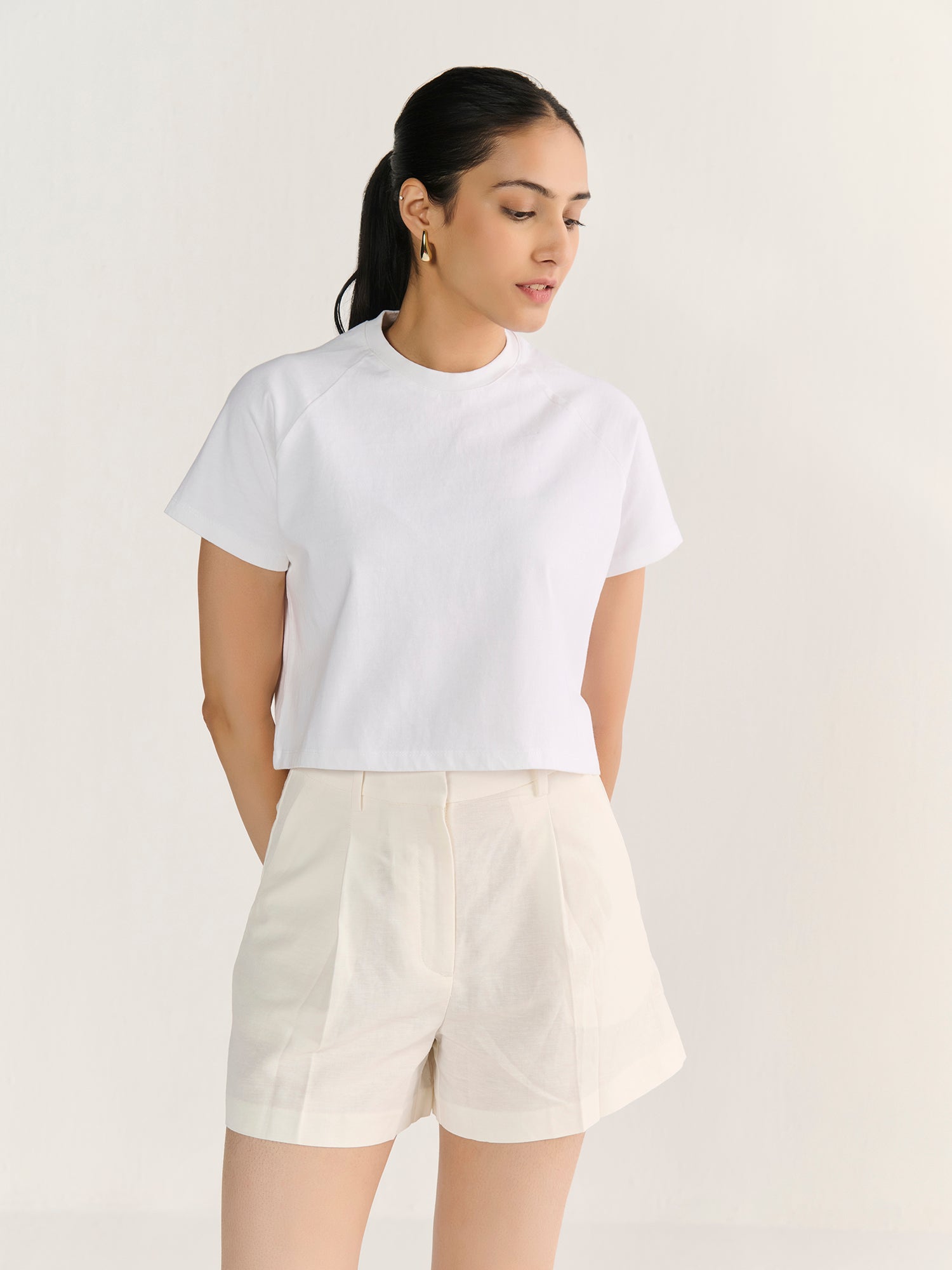Heavy Boxy Crop Tee