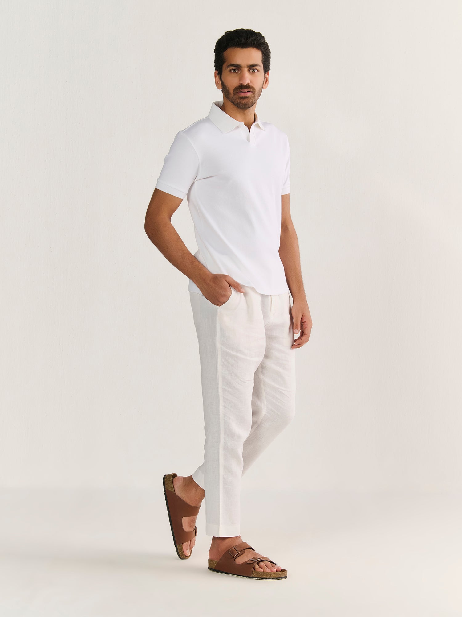 Rib Knit Polo