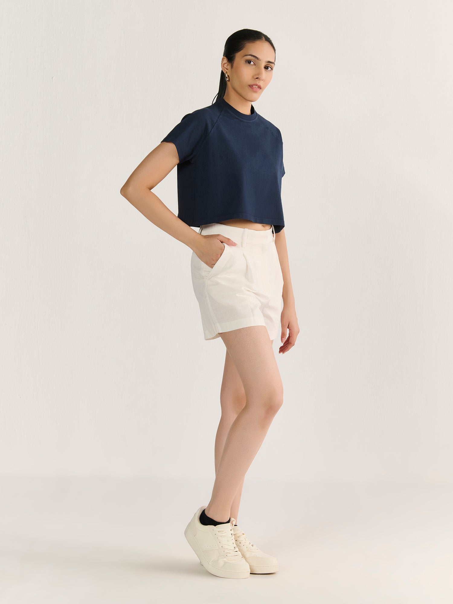 Heavy Boxy Crop Tee