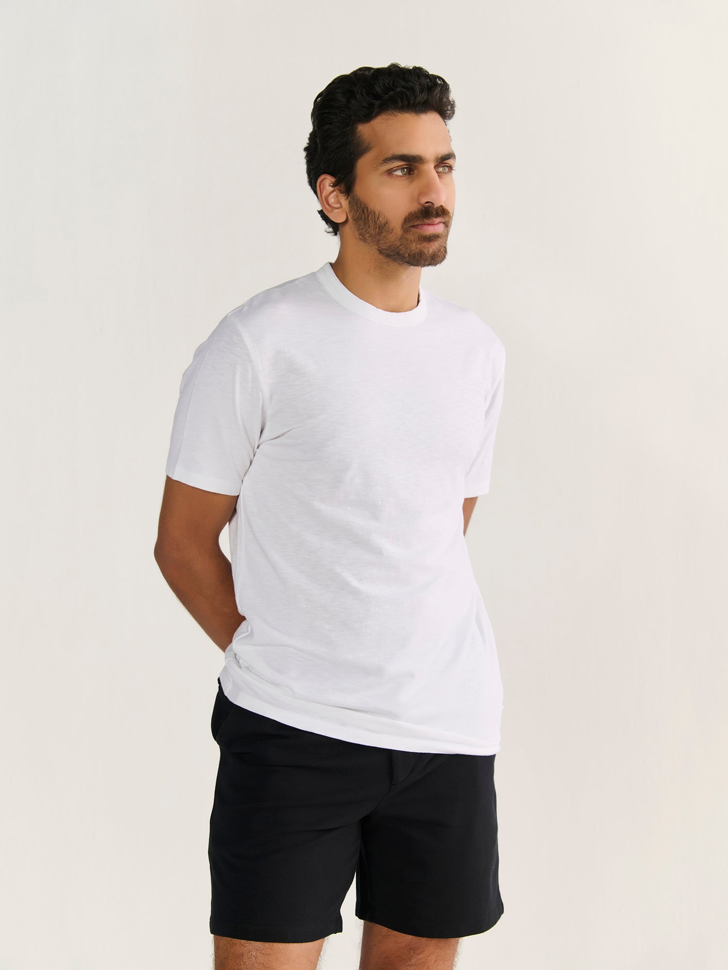 Textured Slub Short Sleeve Tee