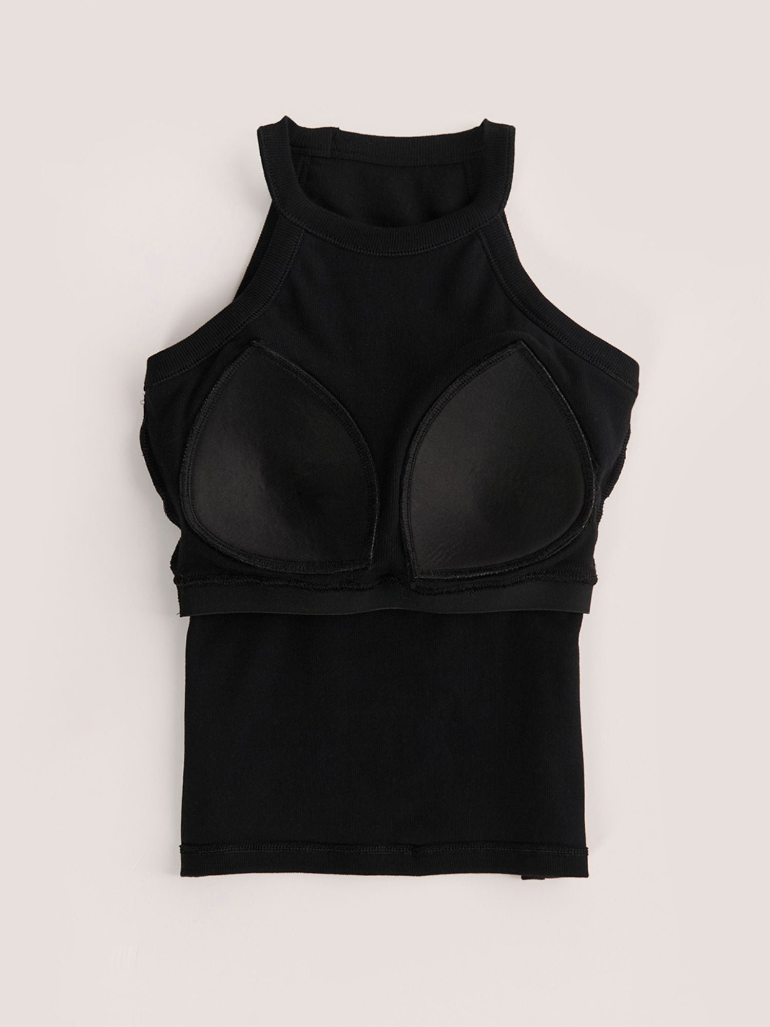 Rib Halter Neck Tank