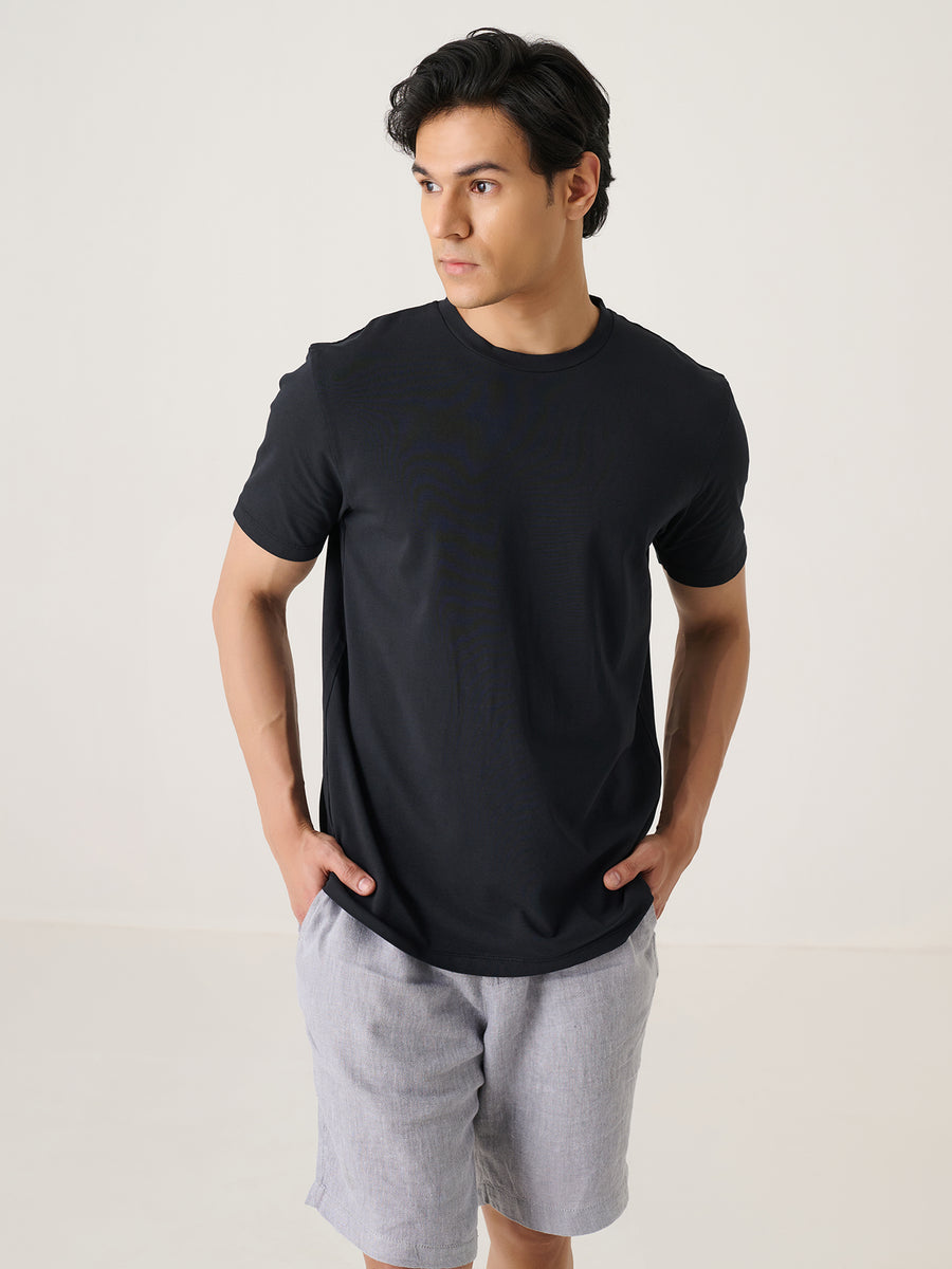 Lightweight cotton blend, silky feel