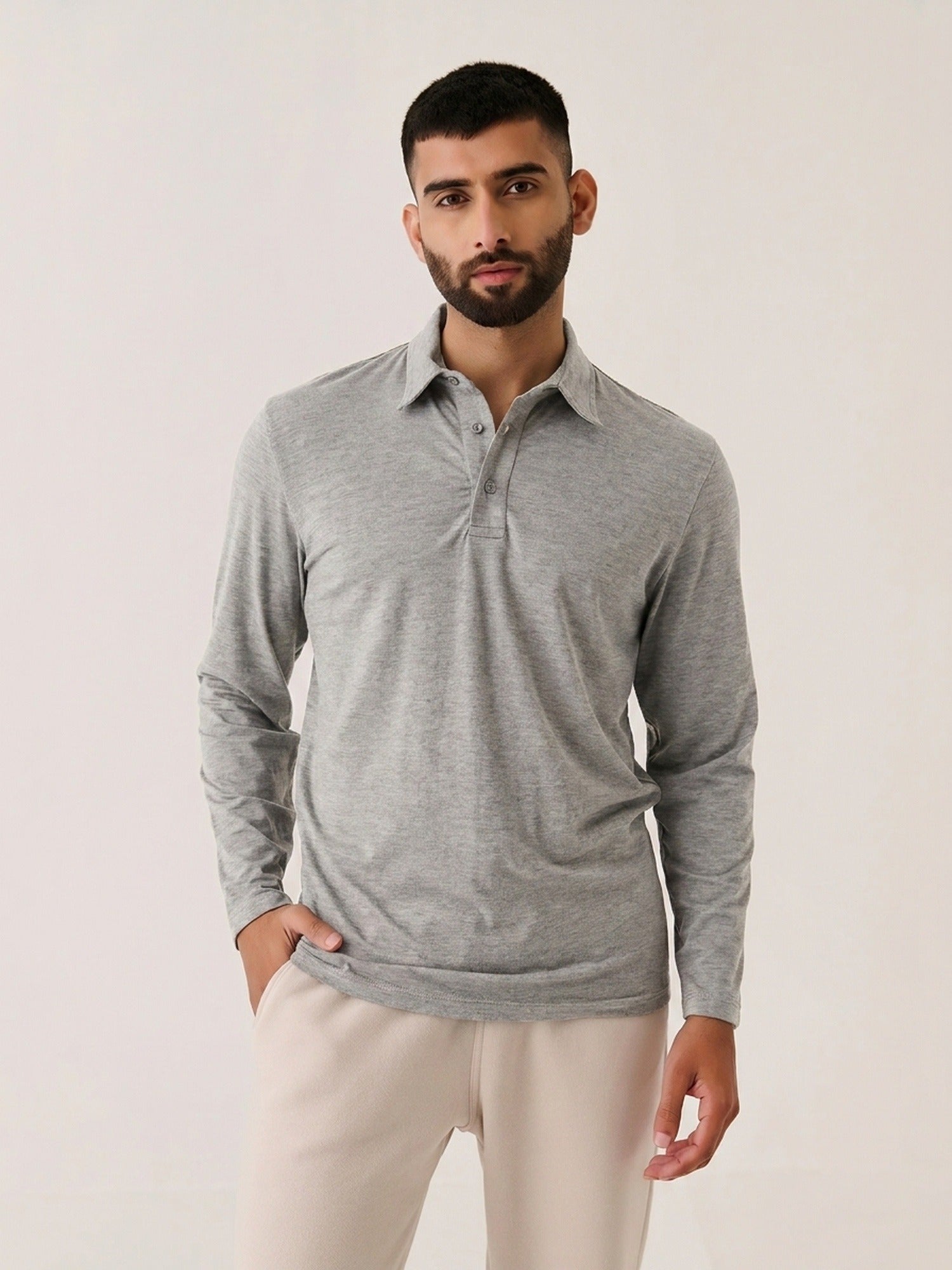 Long Sleeve Polo