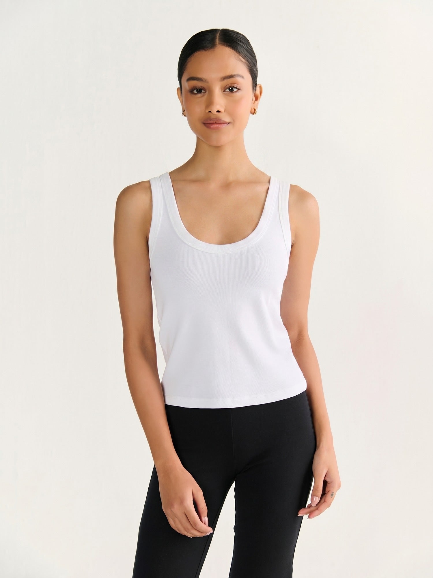 Rib Scoop Neck Tank