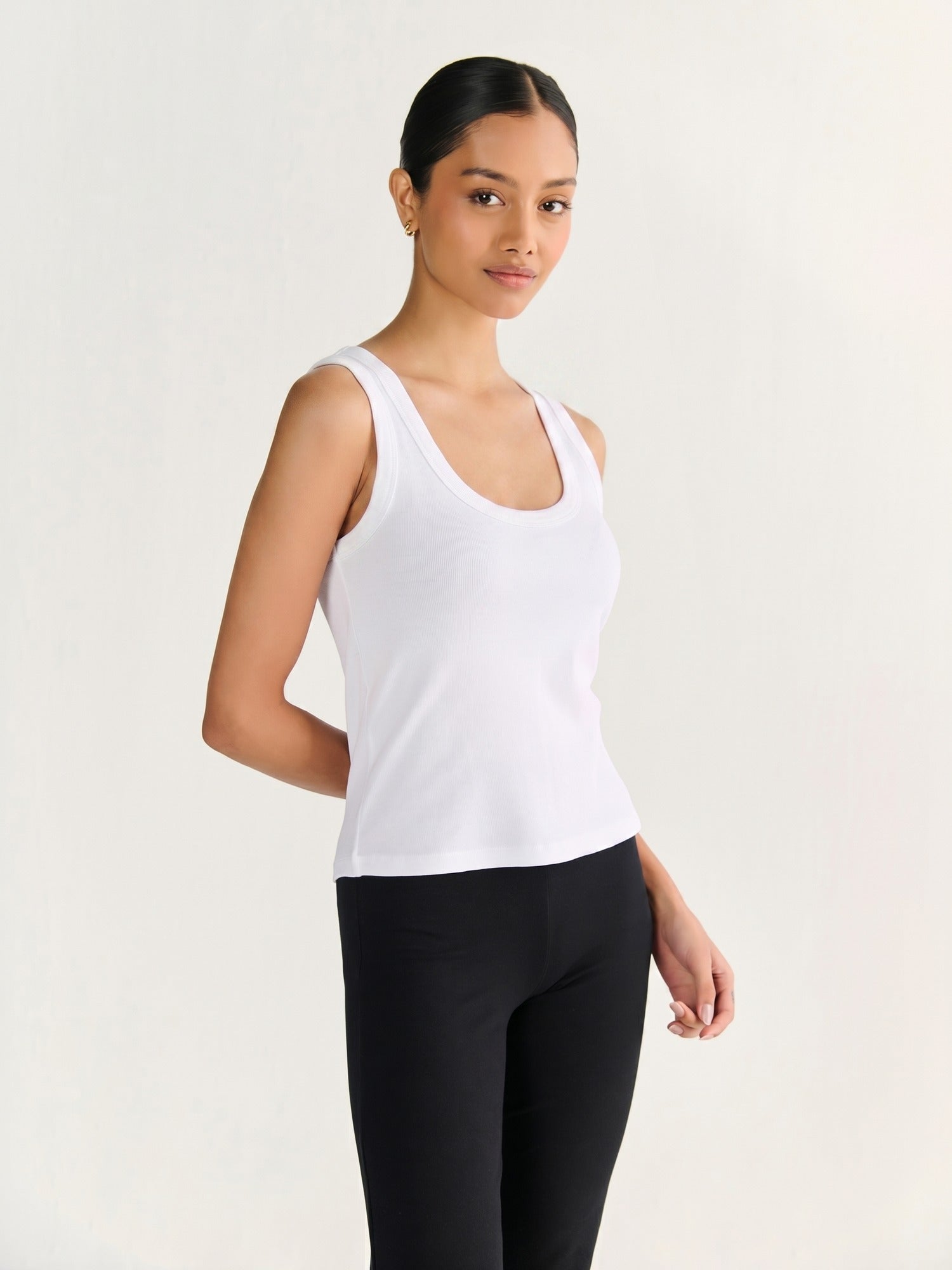 Rib Scoop Neck Tank