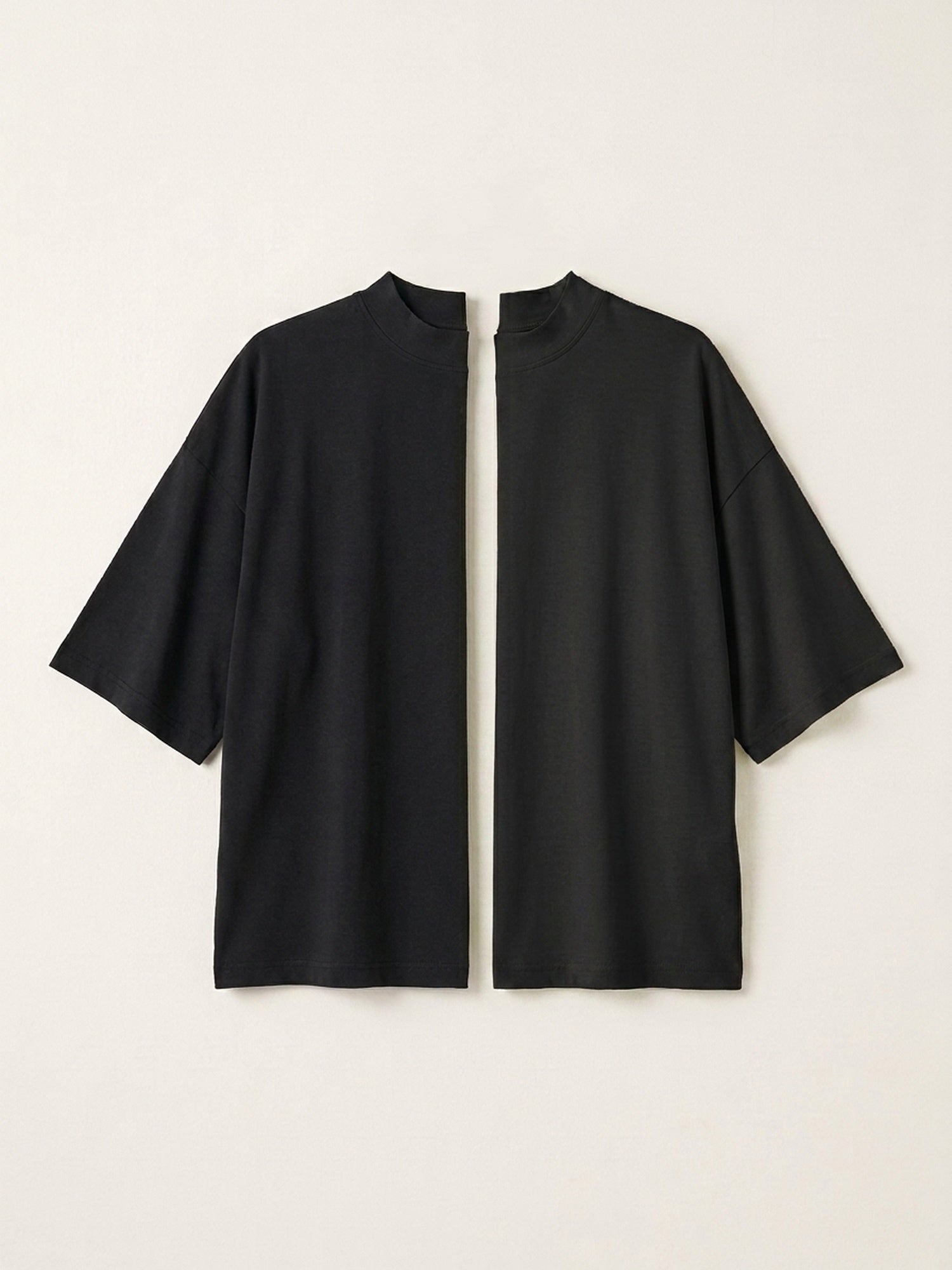 2x Oversized High Neck Bundle (Woman) - Black + Colour