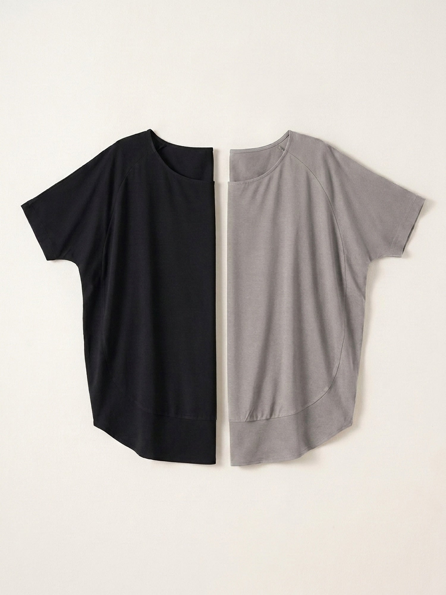 2x Flowy Fit Top Bundle (Woman) - Black + Colour