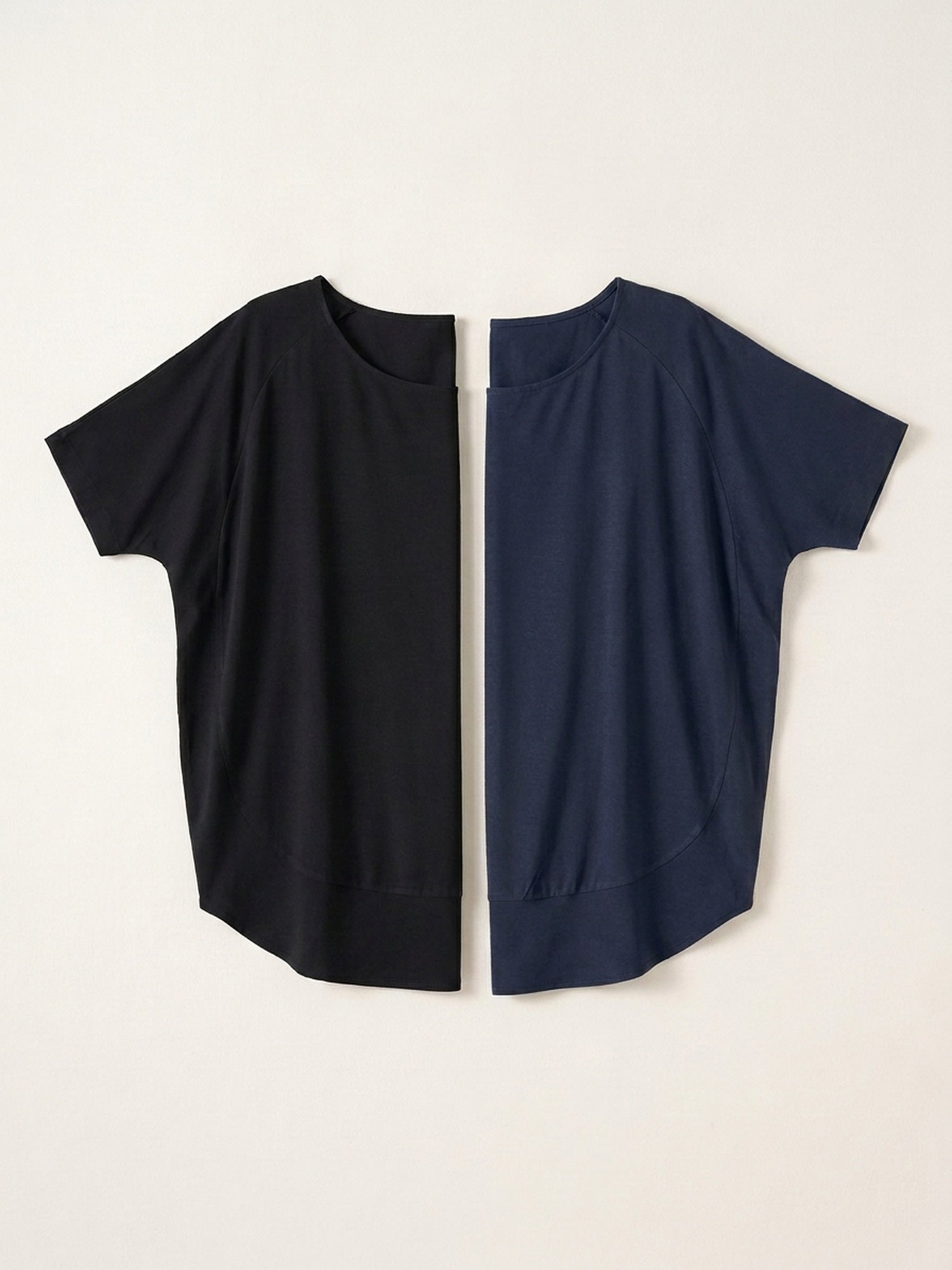 2x Flowy Fit Top Bundle (Woman) - Black + Colour