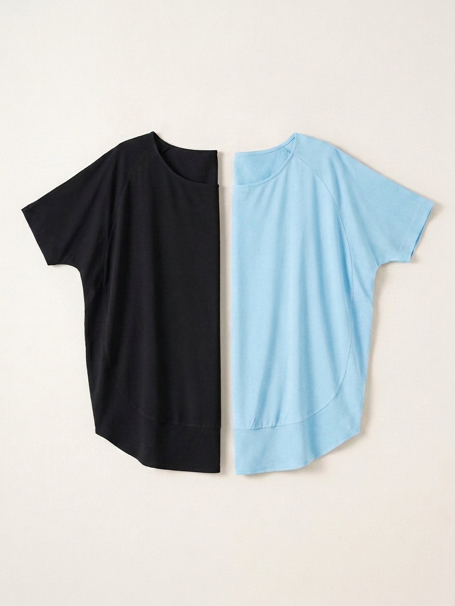 2x Flowy Fit Top Bundle (Woman) - Black + Colour