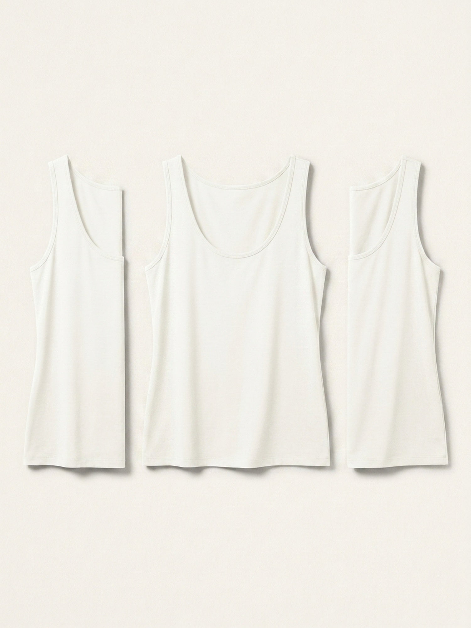 3x The Better Tank Bundle (Woman) - White