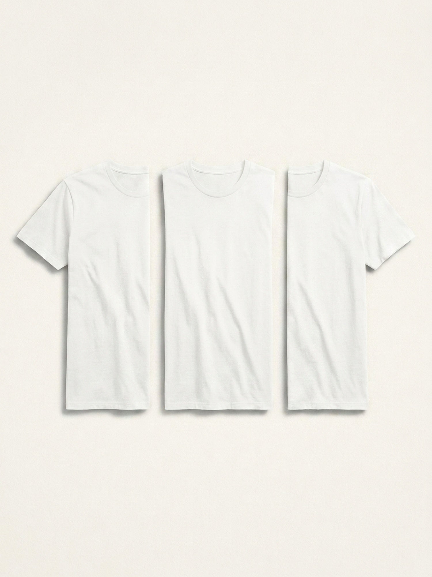 3x Short Sleeve Tee Bundle (Man) - White