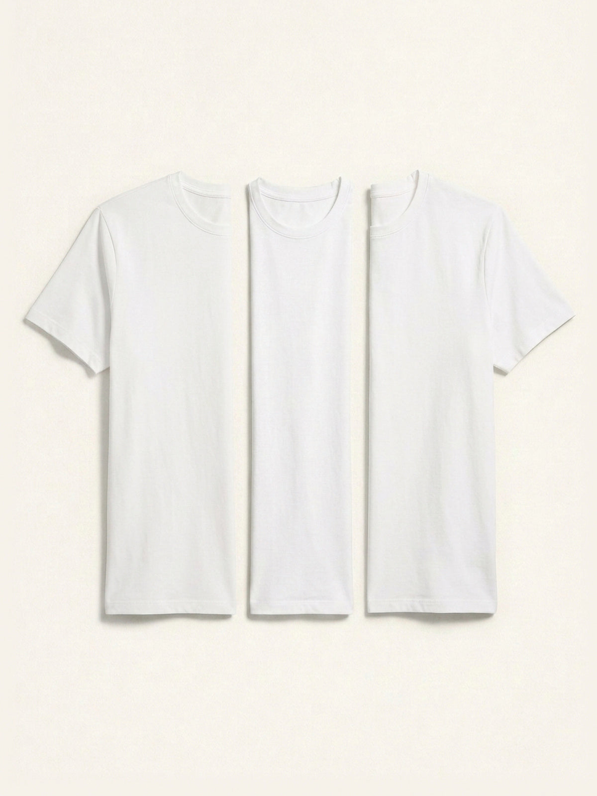 3x Short Sleeve Tee Bundle (Man) - White