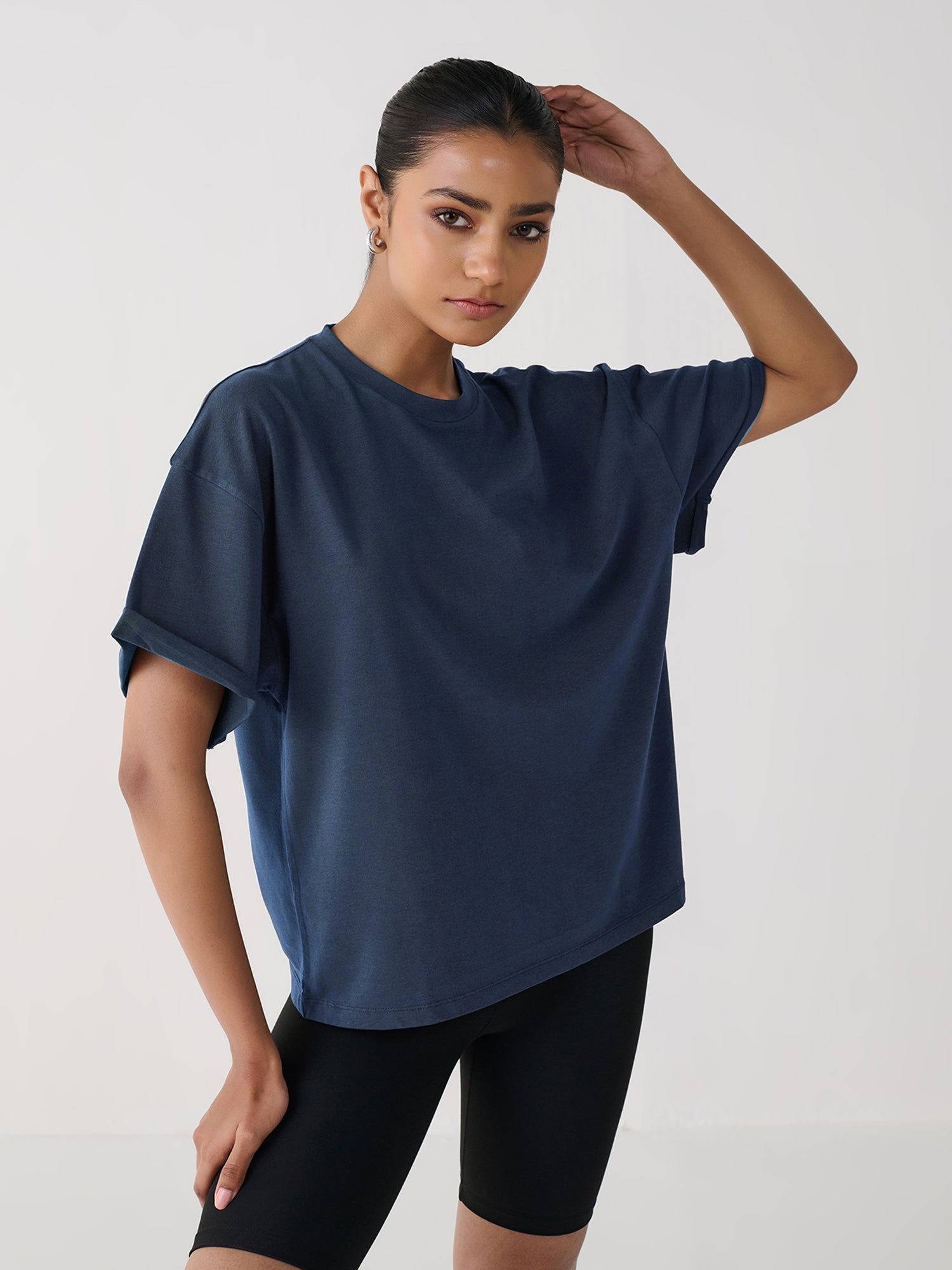 Pinned Sleeve Easy Tee