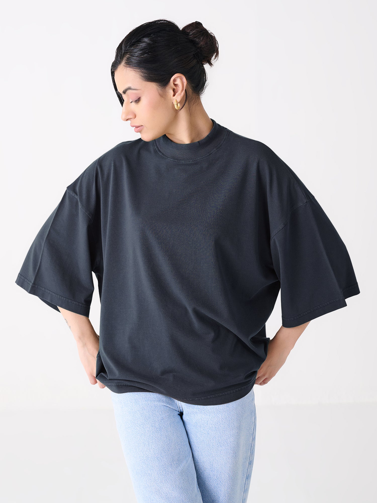 Oversized High Neck