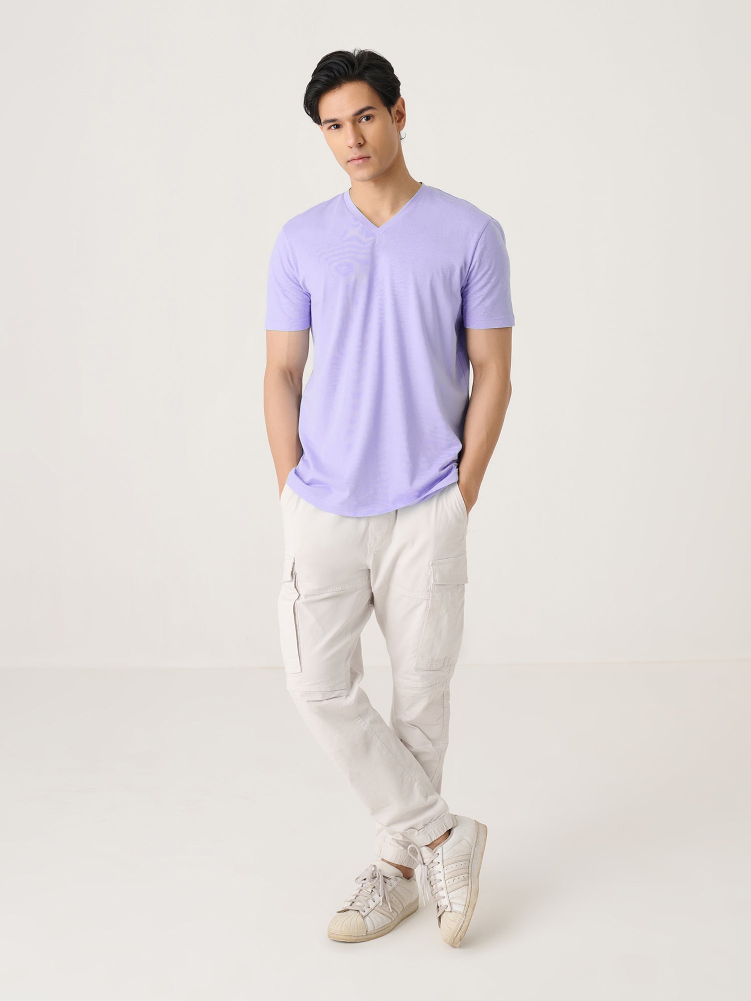 V Neck Short Sleeve